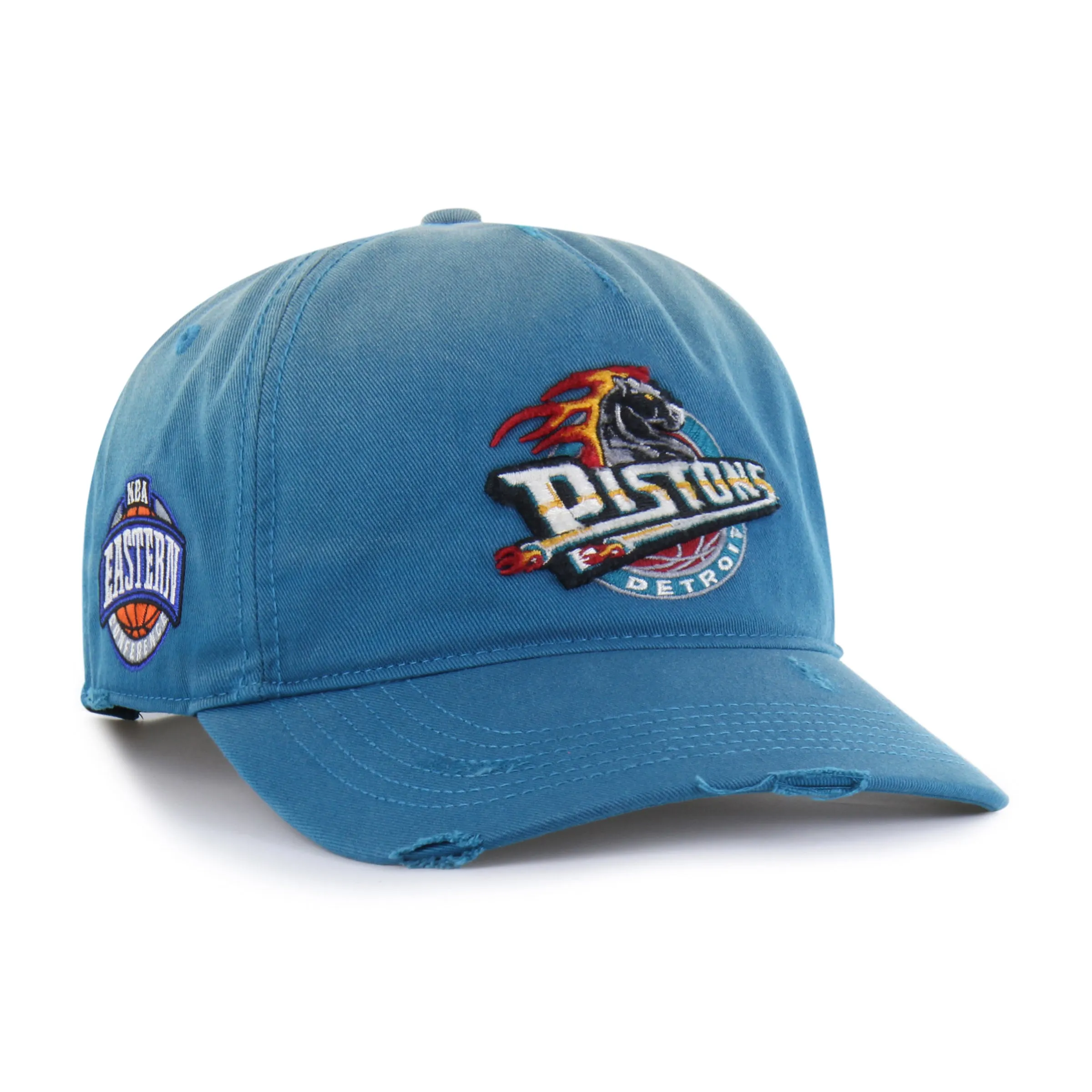 DETROIT PISTONS HARDWOOD CLASSICS WORN '47 HITCH LC LOW CROWN sold by 47