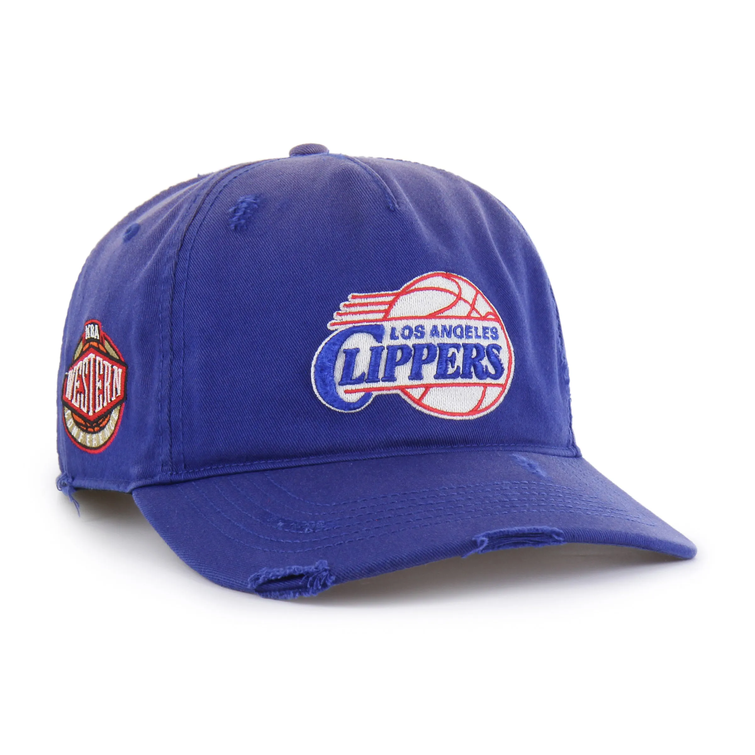 LOS ANGELES CLIPPERS HARDWOOD CLASSICS WORN '47 HITCH LC LOW CROWN sold by 47