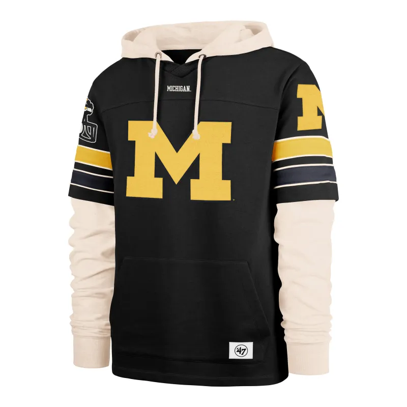 MICHIGAN WOLVERINES SPLIT ZONE '47 CORNERBCK DUO LACER sold by 47