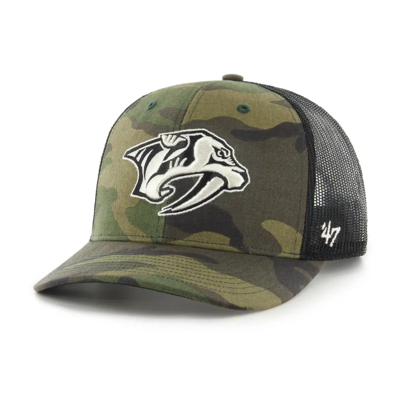 NASHVILLE PREDATORS CAMO '47 TRUCKER sold by 47