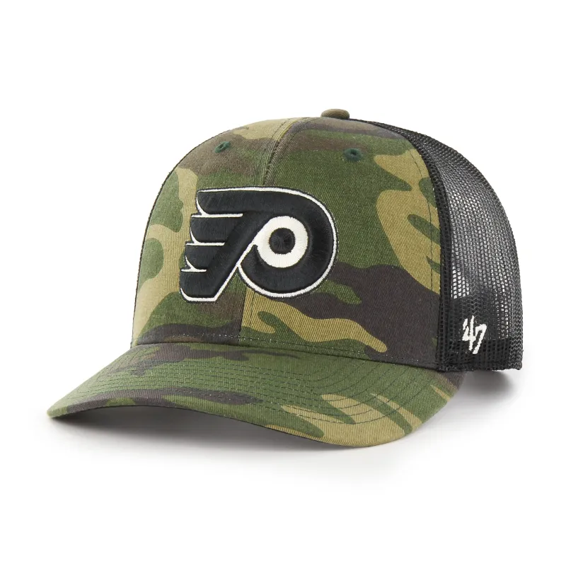 PHILADELPHIA FLYERS CAMO '47 TRUCKER made by 47