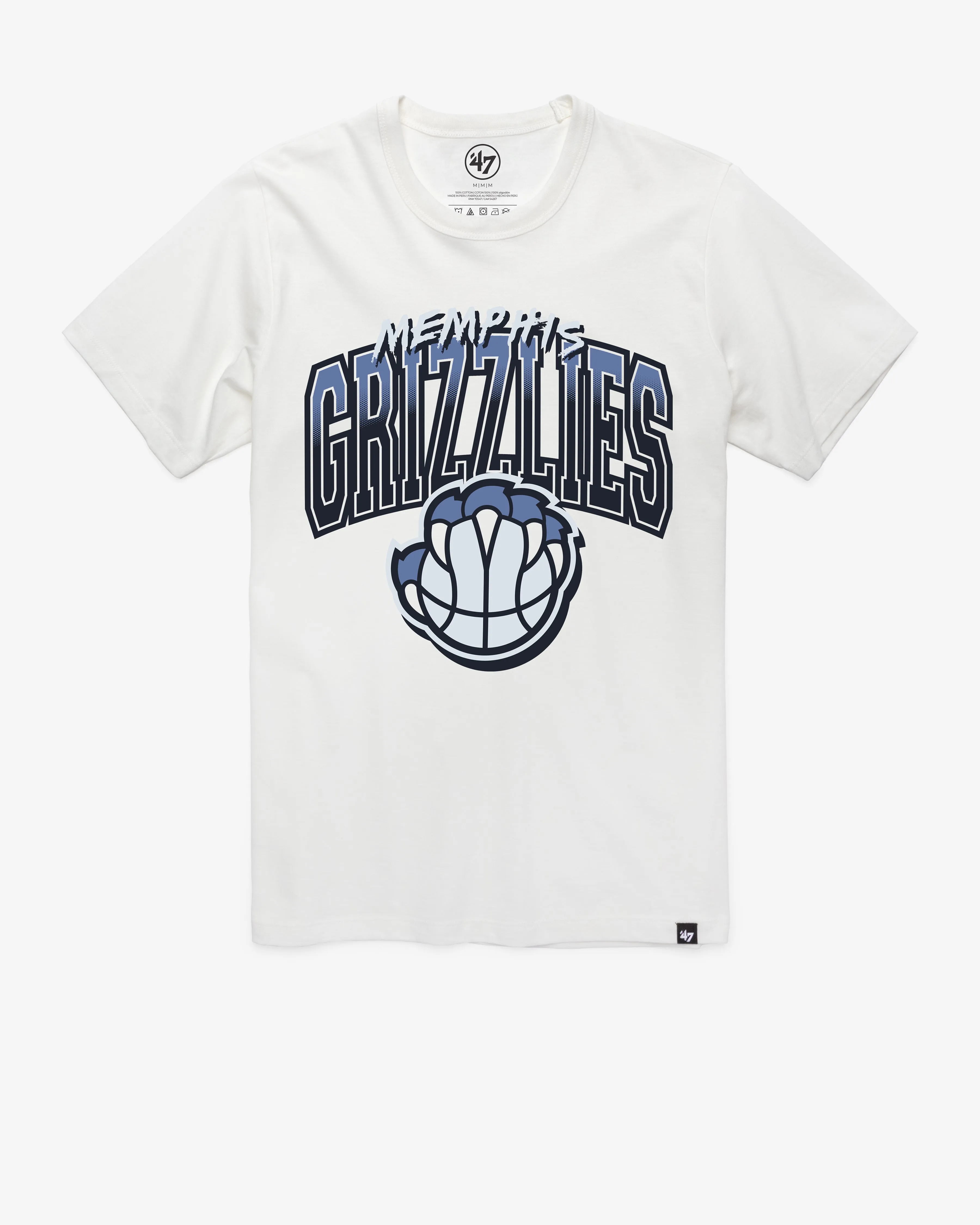 MEMPHIS GRIZZLIES CITY EDITION SWISH FADE '47 FRANKLIN TEE sold by 47