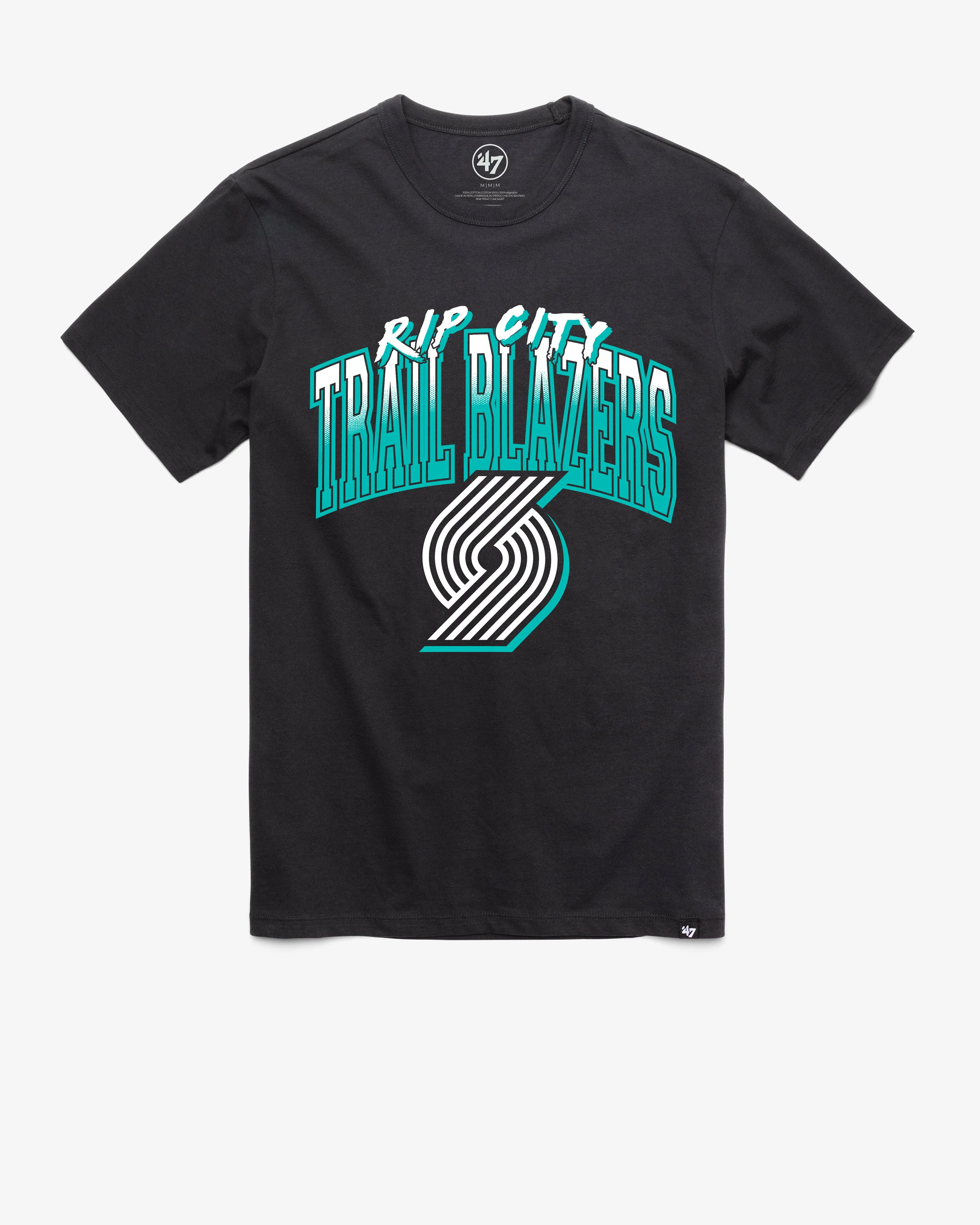 PORTLAND TRAILBLAZERS CITY EDITION SWISH FADE '47 FRANKLIN TEE sold by 47