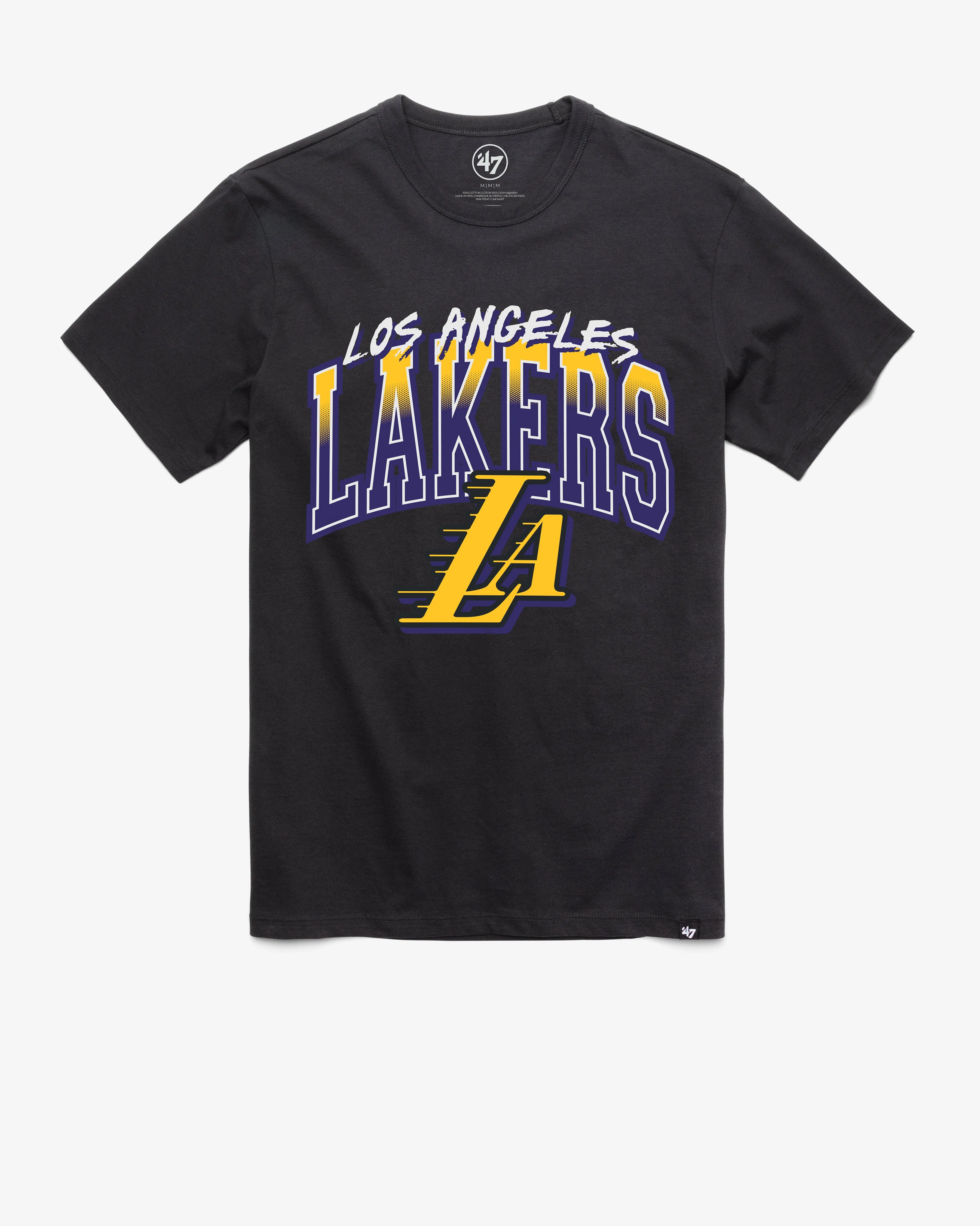 LOS ANGELES LAKERS CITY EDITION SWISH FADE '47 FRANKLIN TEE sold by 47