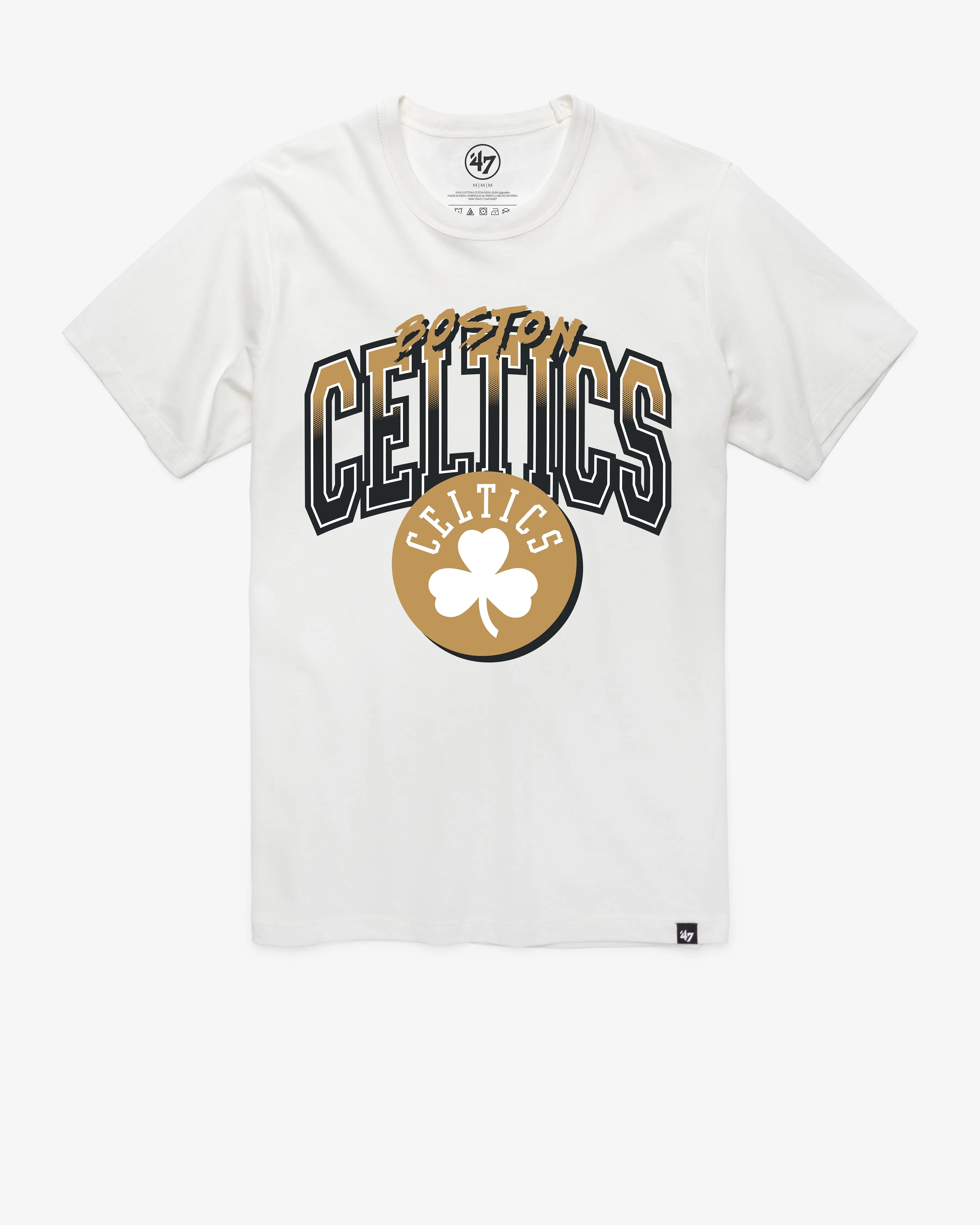 BOSTON CELTICS CITY EDITION SWISH FADE '47 FRANKLIN TEE sold by 47
