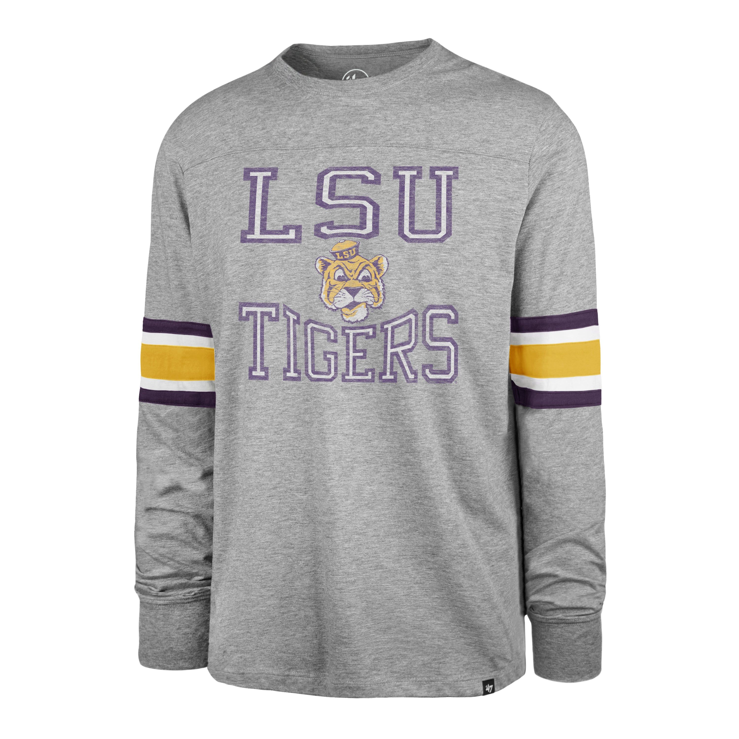 LOUISIANA STATE TIGERS LSU VINTAGE COVER TWO '47 BREX LONG SLEEVE TEE sold by 47