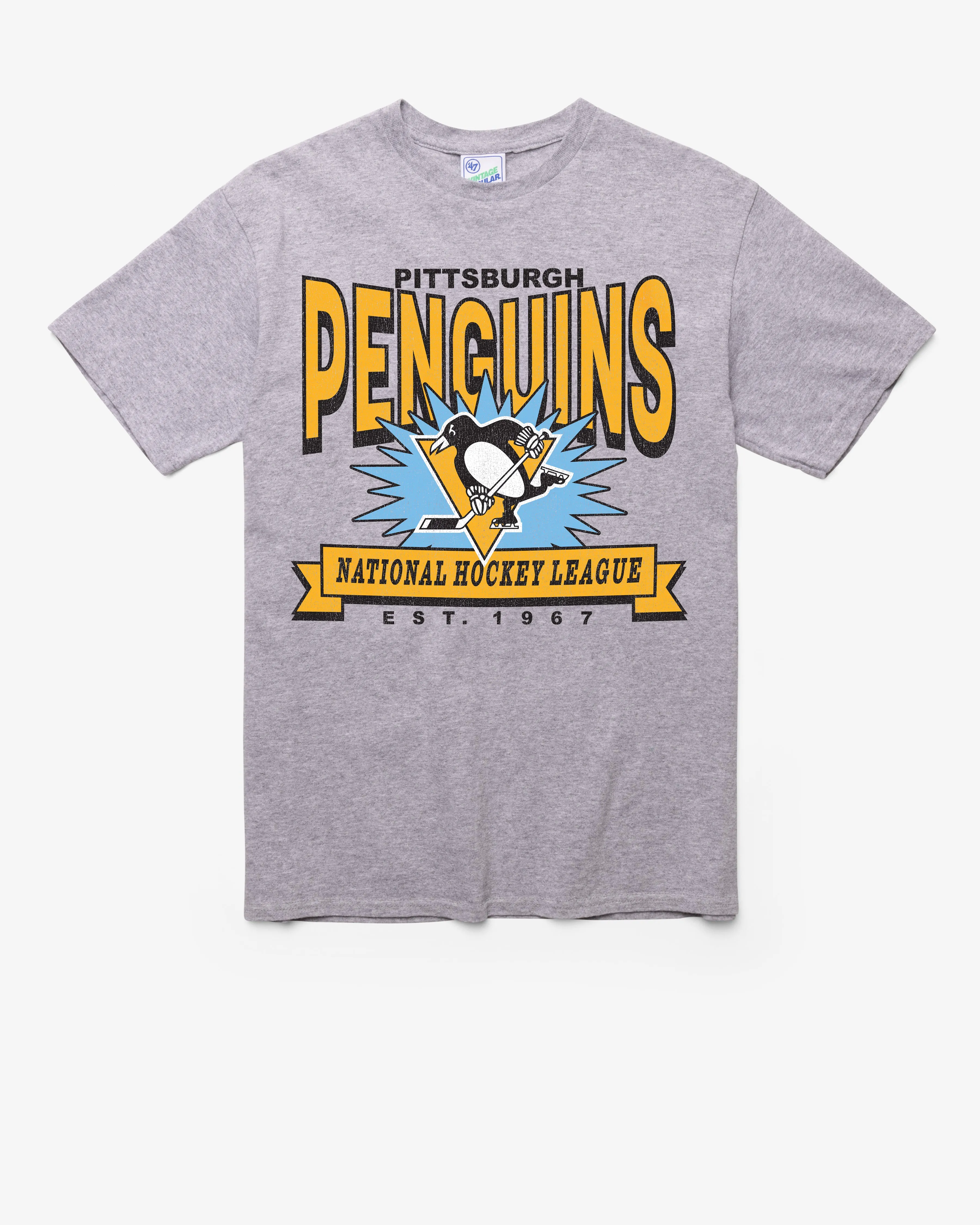 PITTSBURGH PENGUINS TWELVE SIX VINTAGE '47 TUBULAR TEE sold by 47