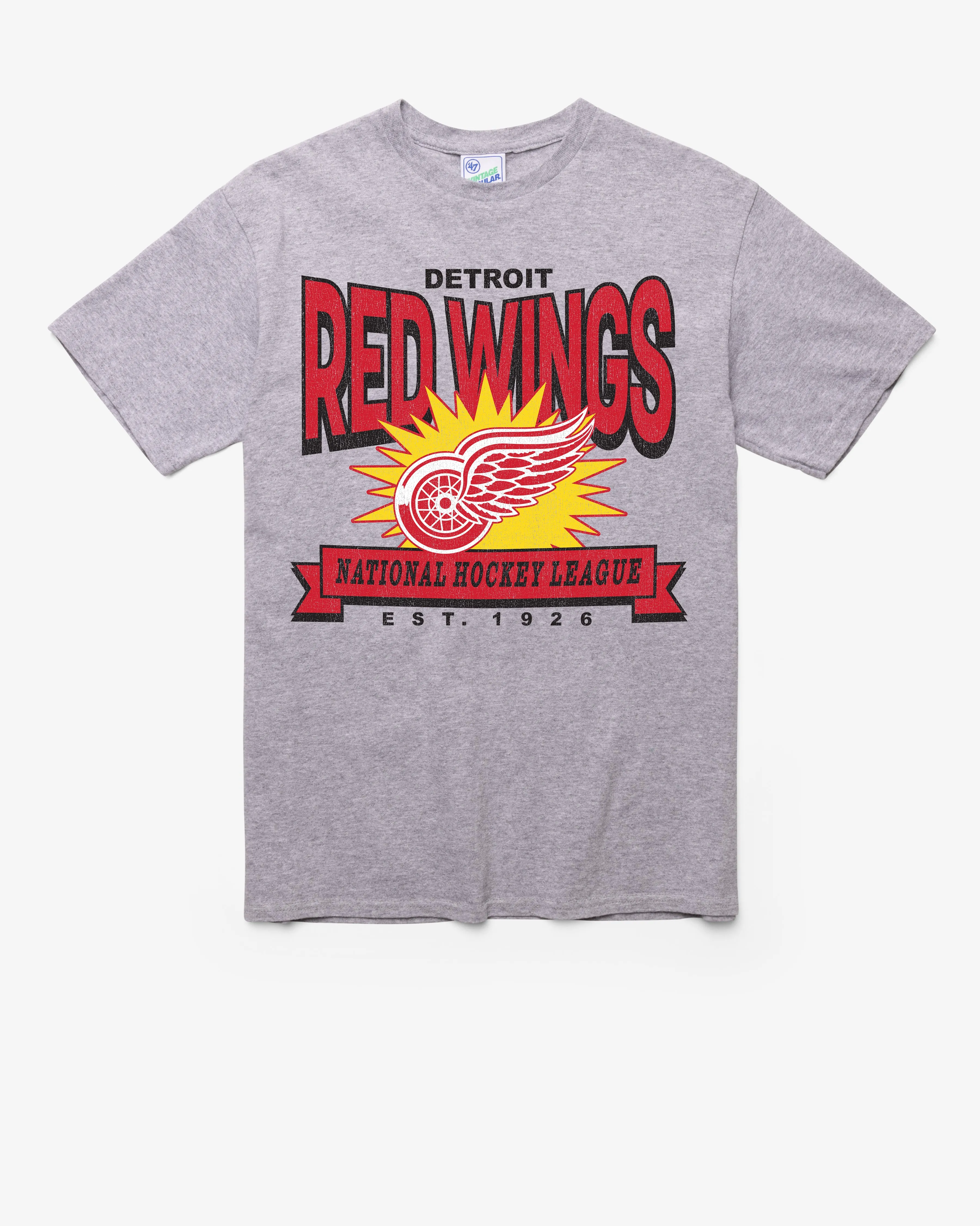 DETROIT RED WINGS TWELVE SIX VINTAGE '47 TUBULAR TEE sold by 47