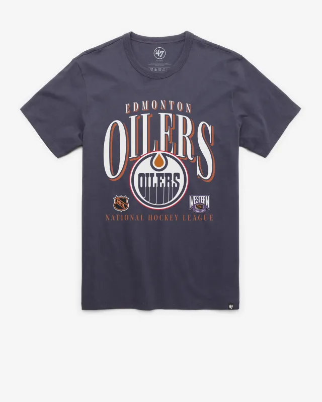 EDMONTON OILERS VINTAGE CREASE '47 FRANKLIN TEE sold by 47