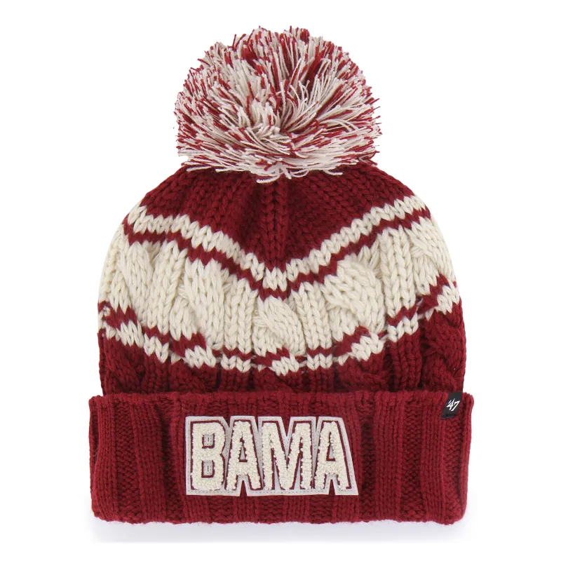 ALABAMA CRIMSON TIDE EMMA '47 CUFF KNIT WOMENS sold by 47