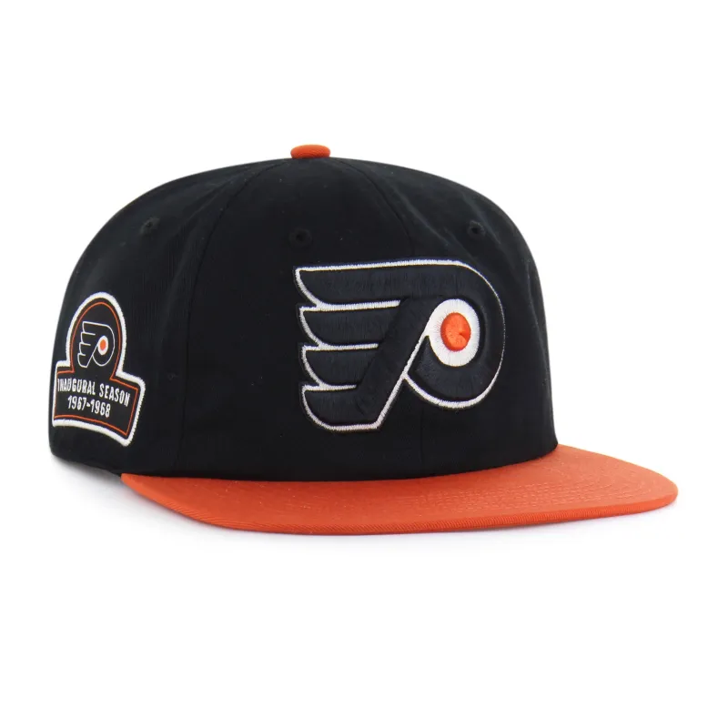 OLD TIME HOCKEY PHILADELPHIA FLYERS VINTAGE DEBUT '47 CAPTAIN RL RELAXED RELAXED FIT made by 47