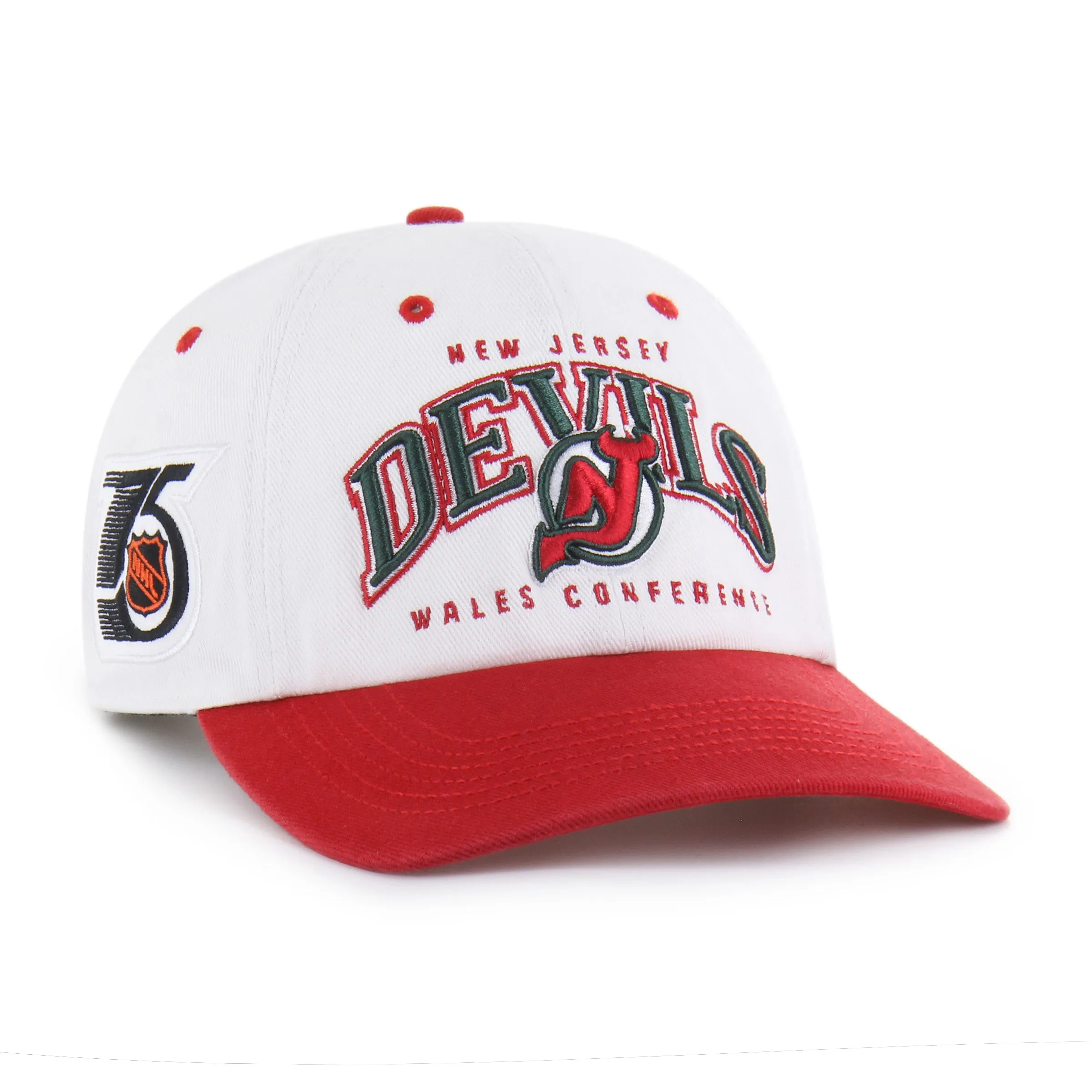 NEW JERSEY DEVILS VINTAGE RETRO FREEZE '47 CLEAN UP MF MID FIT sold by 47