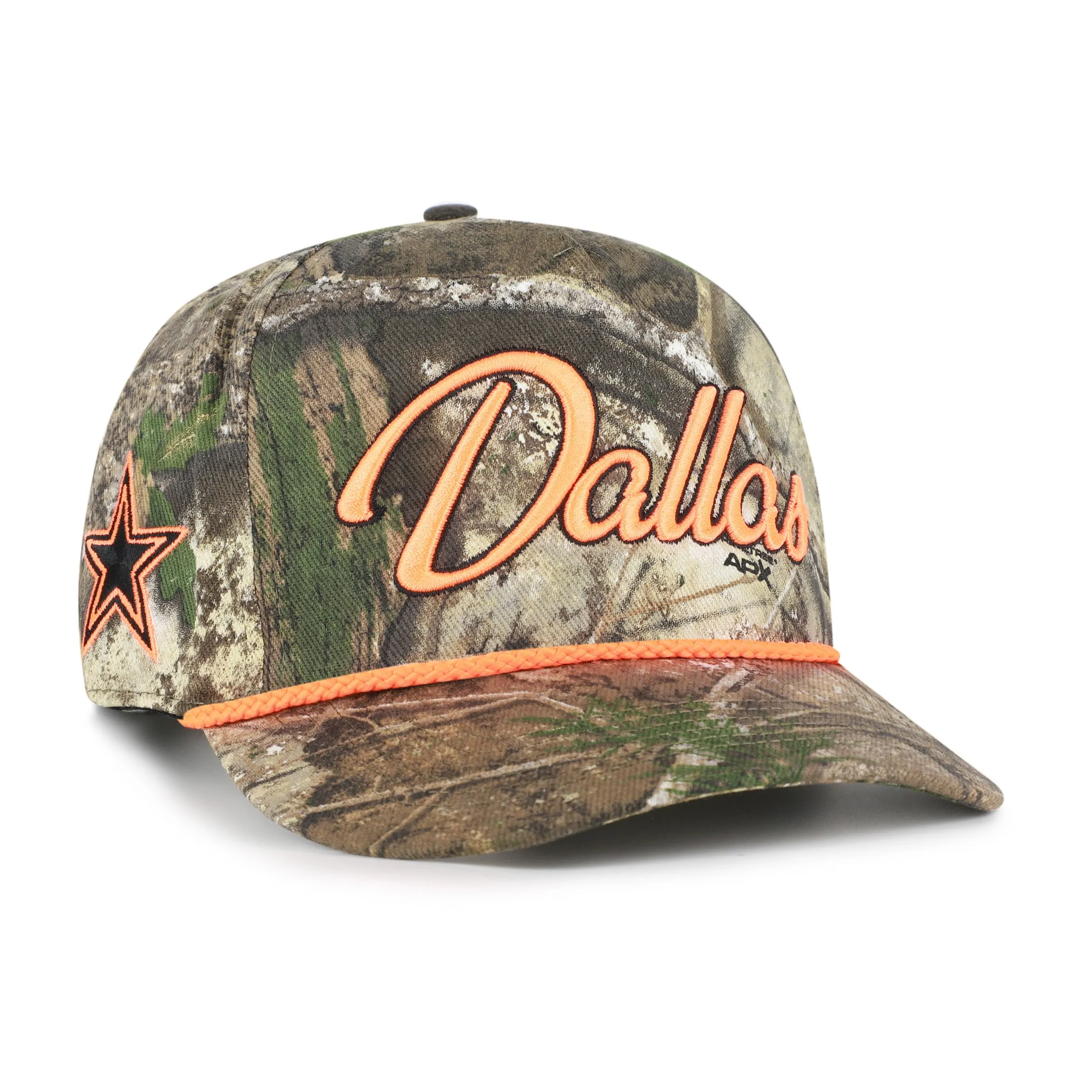 DALLAS COWBOYS OVERHAND SCRIPT REALTREE '47 HITCH RELAXED FIT sold by 47