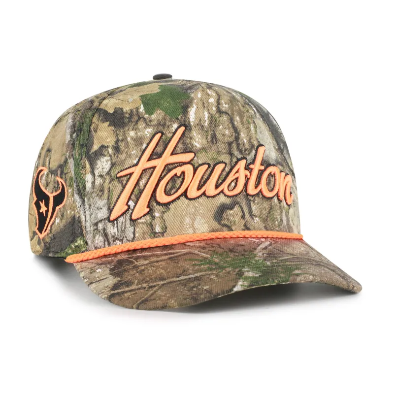 HOUSTON TEXANS OVERHAND SCRIPT REALTREE '47 HITCH RELAXED FIT sold by 47