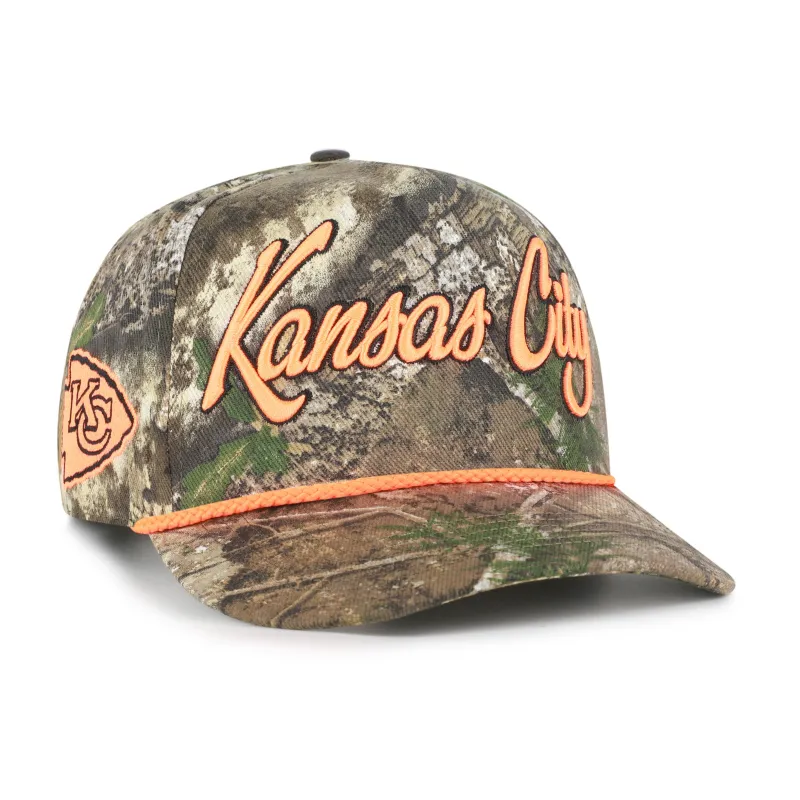 KANSAS CITY CHIEFS OVERHAND SCRIPT REALTREE '47 HITCH RELAXED FIT sold by 47