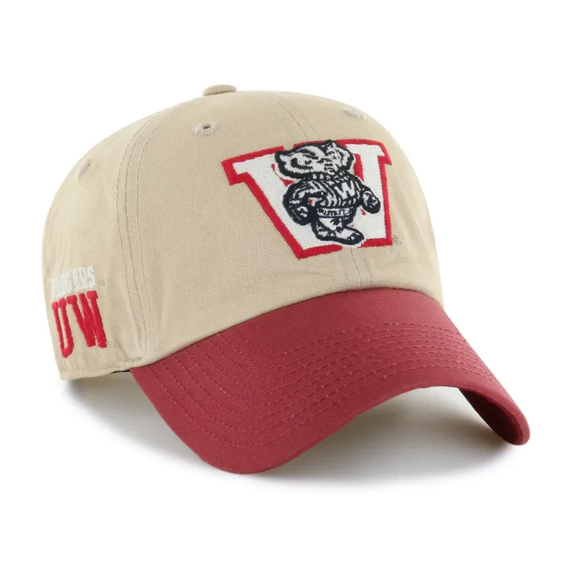 WISCONSIN BADGERS VINTAGE ASHFORD '47 CLEAN UP sold by 47