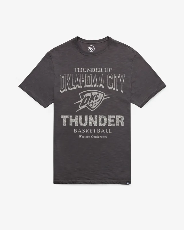 OKLAHOMA CITY THUNDER HEAD ON '47 SCRUM TEE made by 47