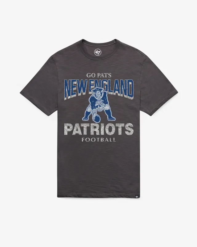NEW ENGLAND PATRIOTS HISTORIC HEAD ON '47 SCRUM TEE made by 47