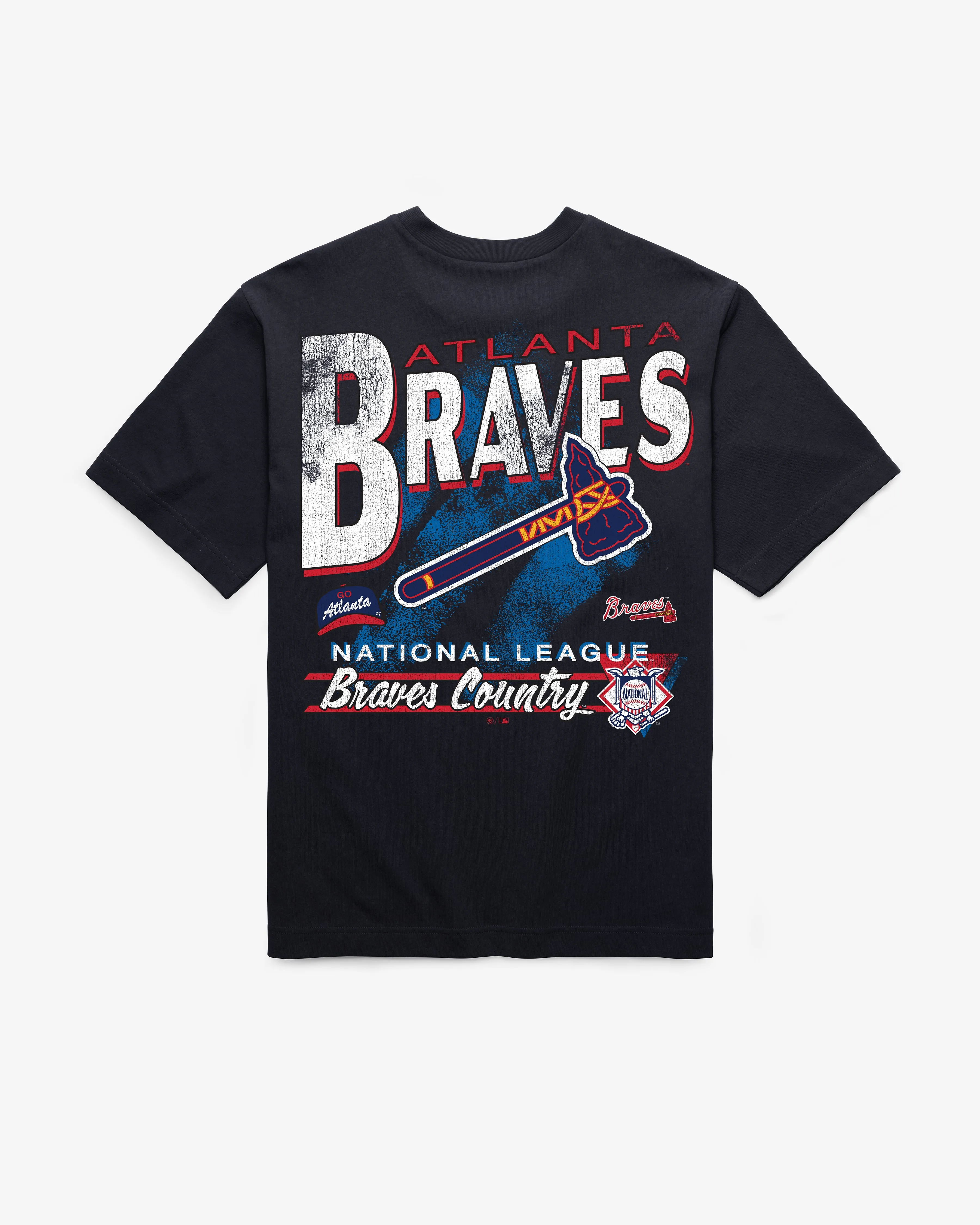 ATLANTA BRAVES UNDER BAR '47 FOUNDATION TEE sold by 47 product image thumbnail 2