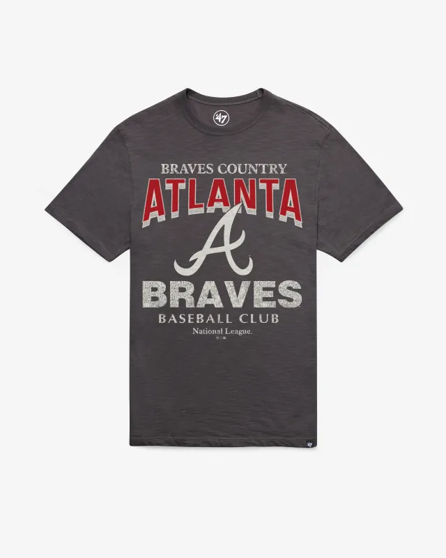 ATLANTA BRAVES HEAD ON '47 SCRUM TEE made by 47