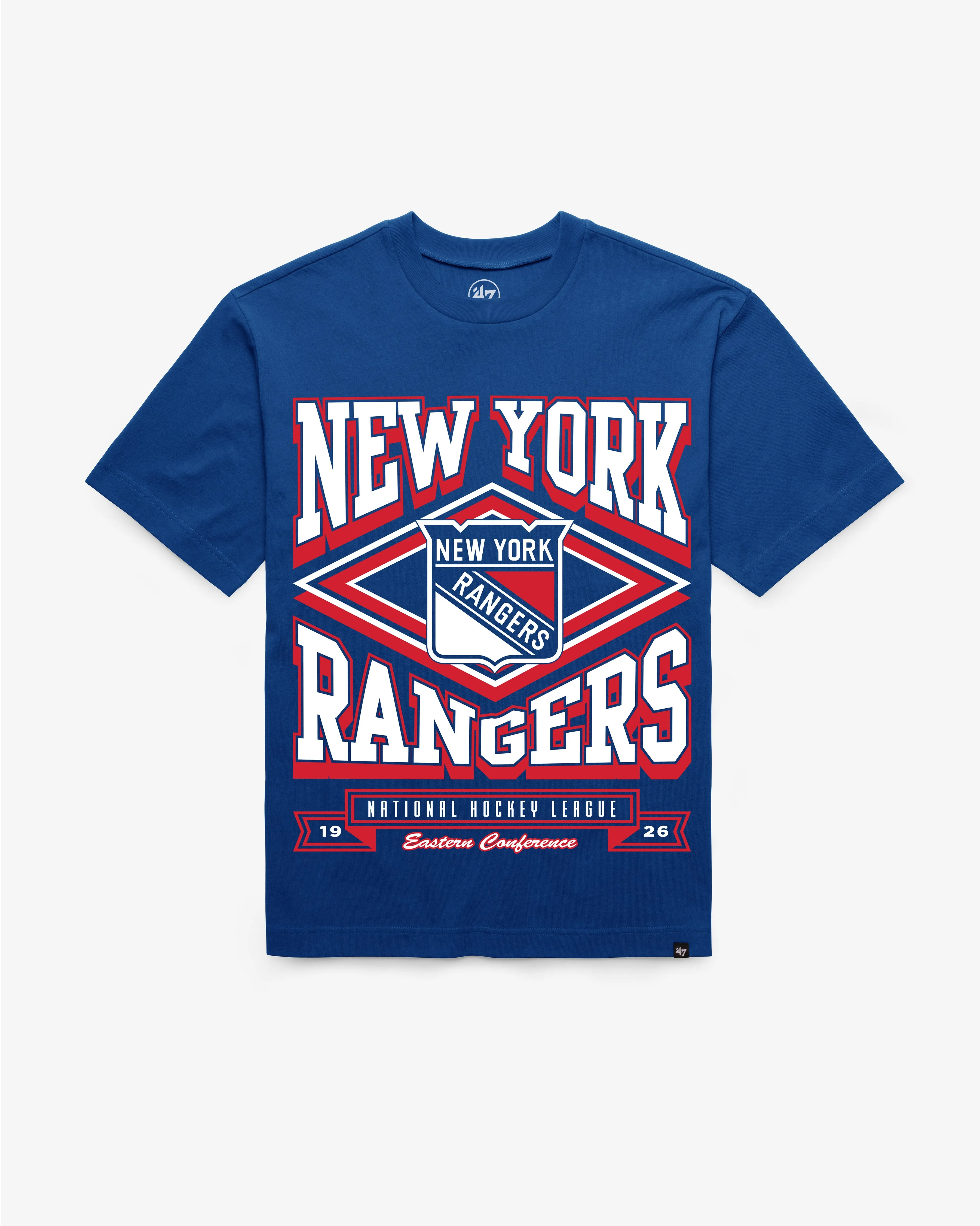 NEW YORK RANGERS HEATER '47 FOUNDATION TEE sold by 47