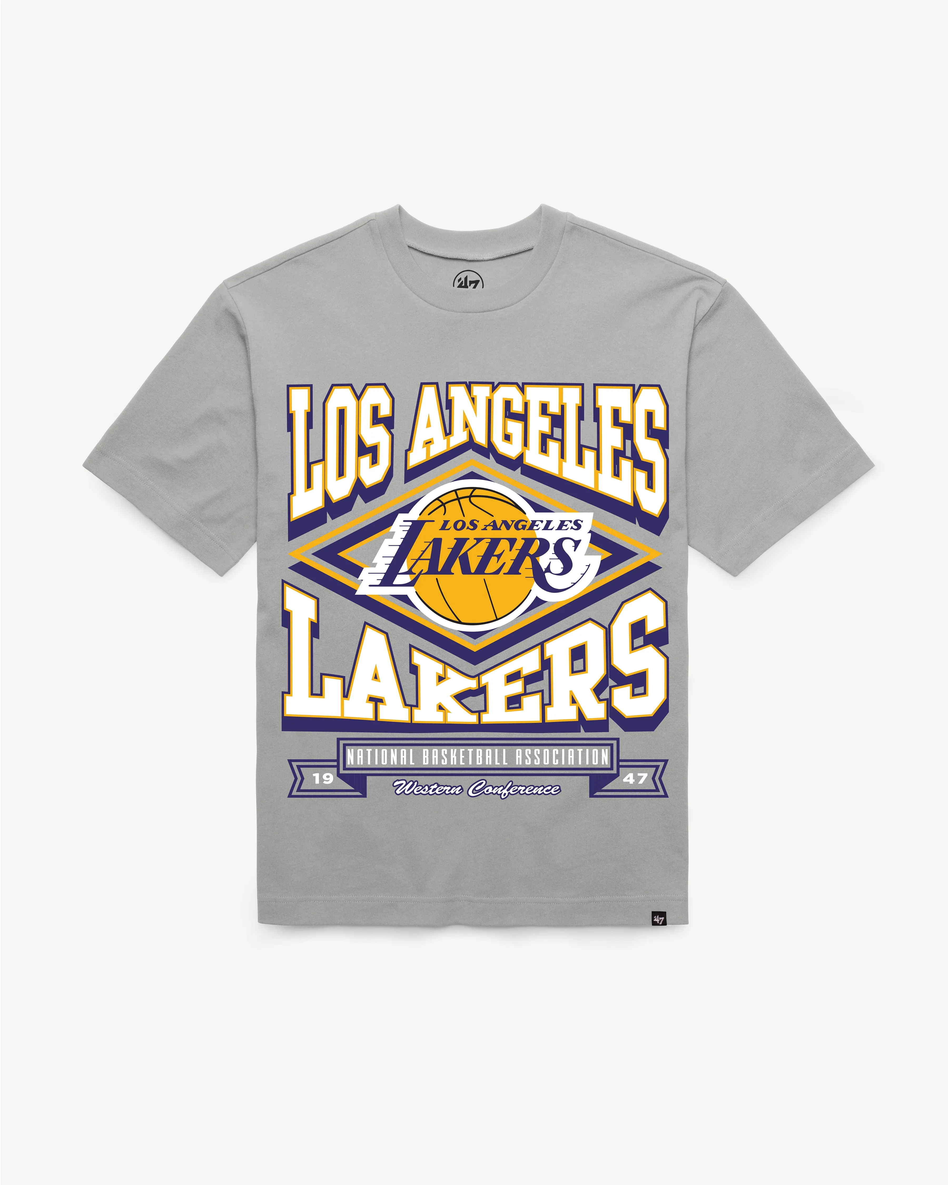 LOS ANGELES LAKERS HEATER '47 FOUNDATION TEE sold by 47
