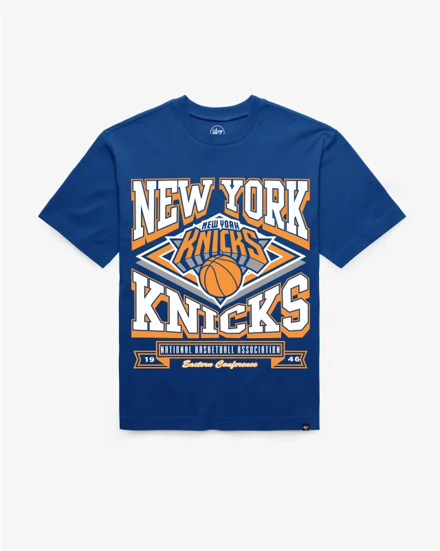 NEW YORK KNICKS HEATER '47 FOUNDATION TEE sold by 47