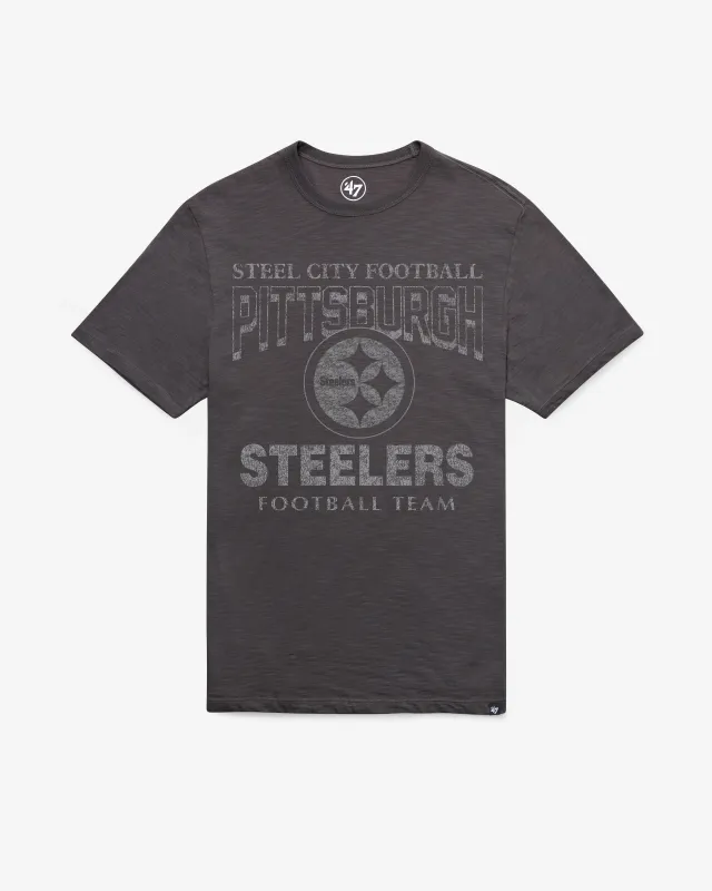 PITTSBURGH STEELERS HEAD ON '47 SCRUM TEE made by 47