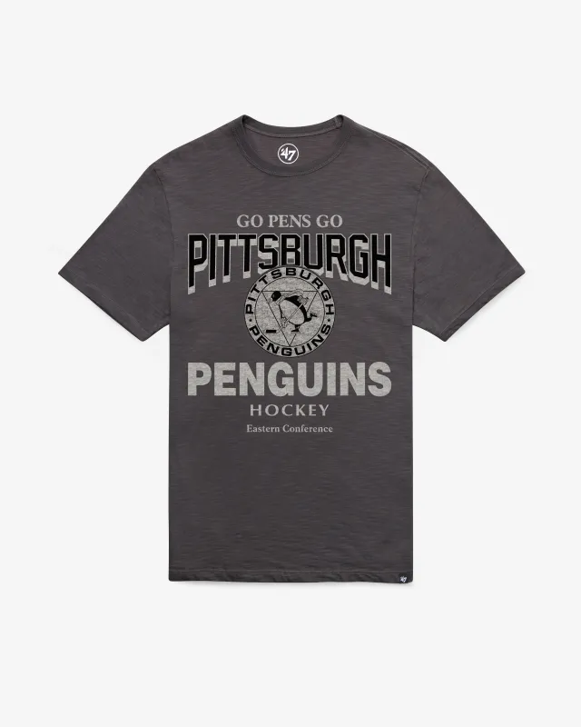PITTSBURGH PENGUINS VINTAGE HEAD ON '47 SCRUM TEE made by 47