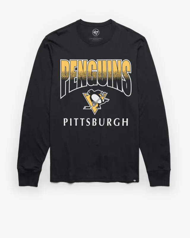 PITTSBURGH PENGUINS SWEEP DOWN '47 FRANKLIN LONG SLEEVE TEE made by 47
