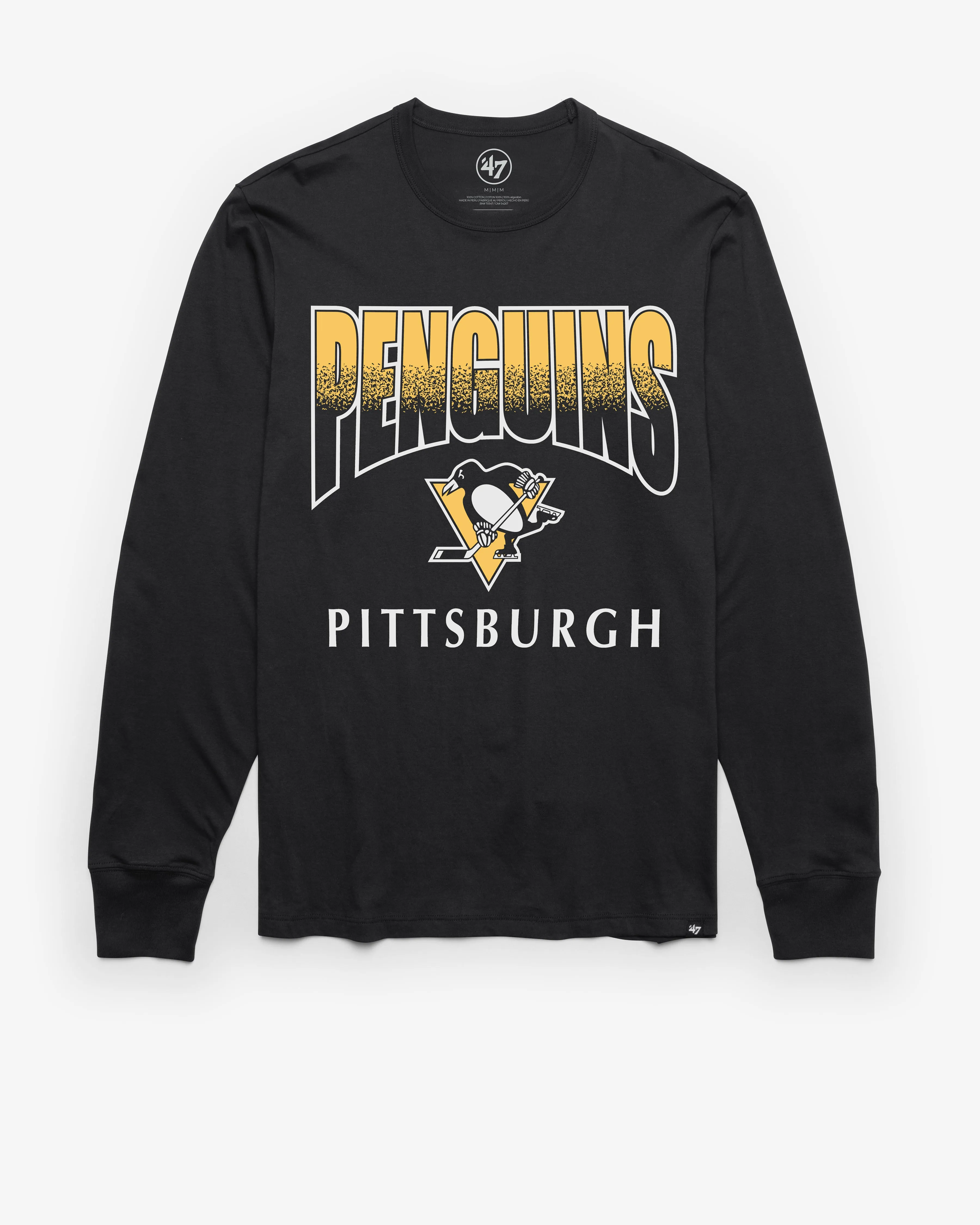 PITTSBURGH PENGUINS SWEEP DOWN '47 FRANKLIN LONG SLEEVE TEE sold by 47