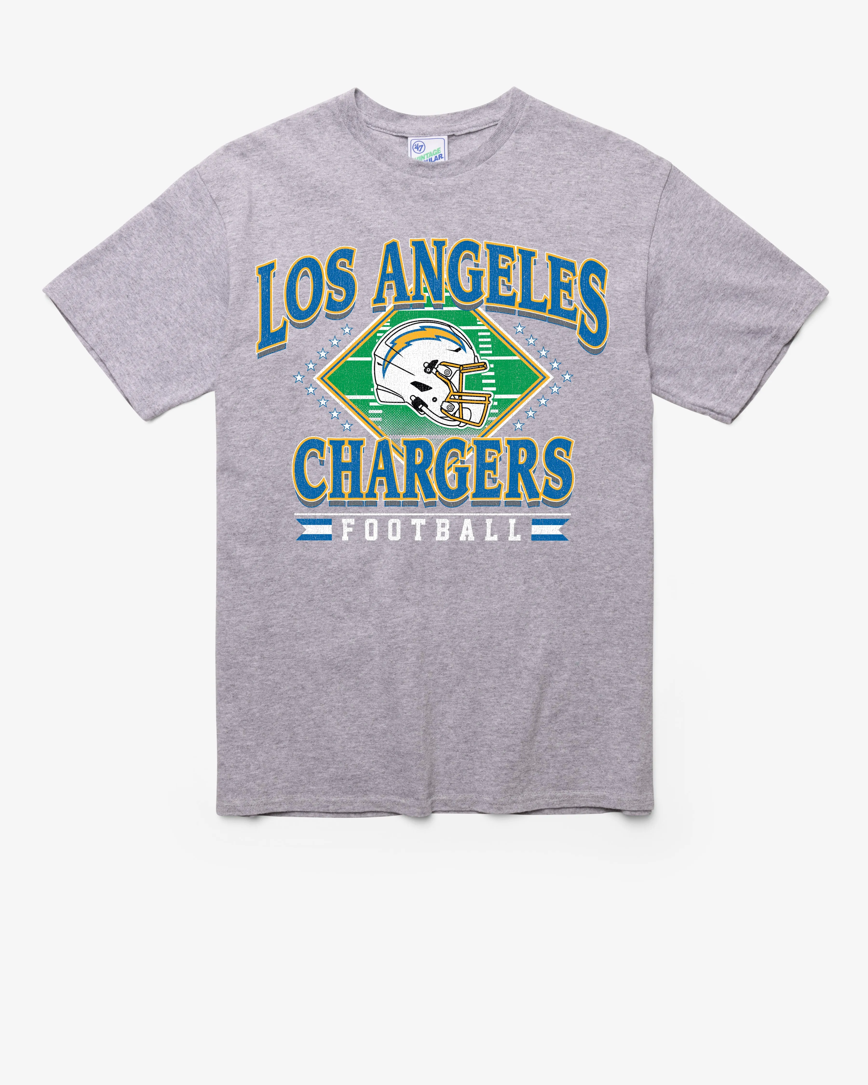 LOS ANGELES CHARGERS FIELD PASS VINTAGE '47 TUBULAR TEE sold by 47