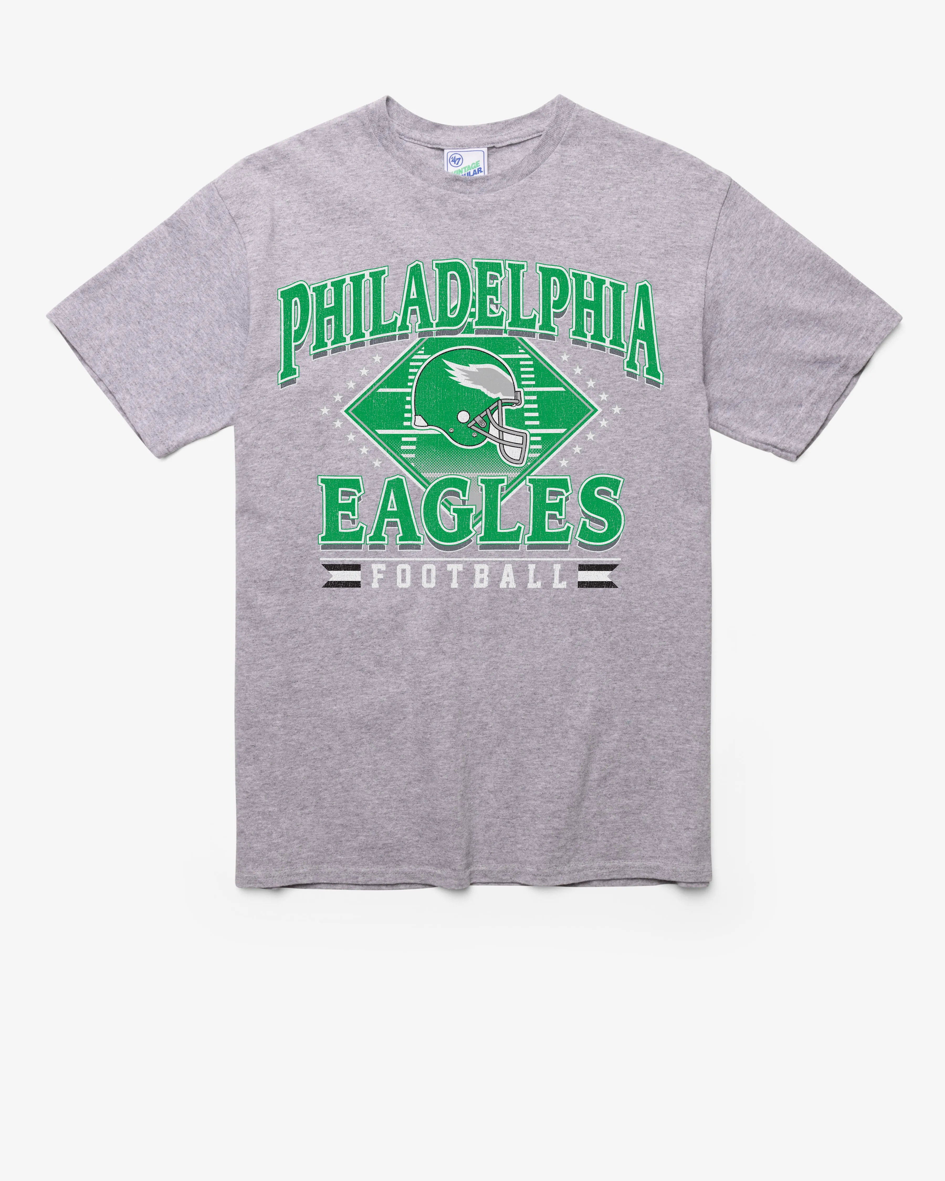 PHILADELPHIA EAGLES HISTORIC FIELD PASS VINTAGE '47 TUBULAR TEE sold by 47