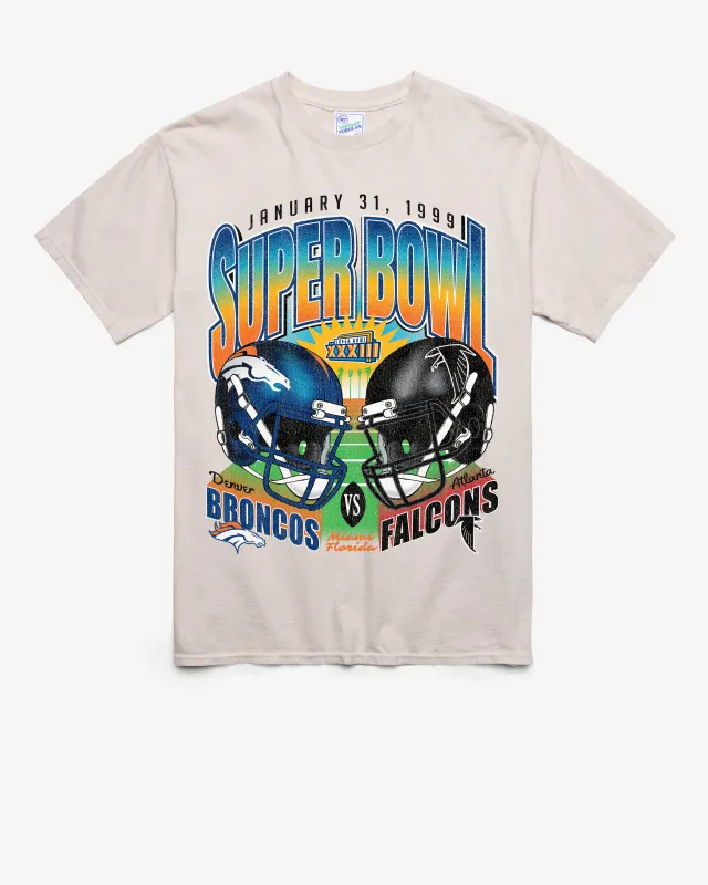 DENVER BRONCOS X ATLANTA FALCONS SUPER BOWL GRIDIRON DUELING '47 TUBULAR TEE sold by 47