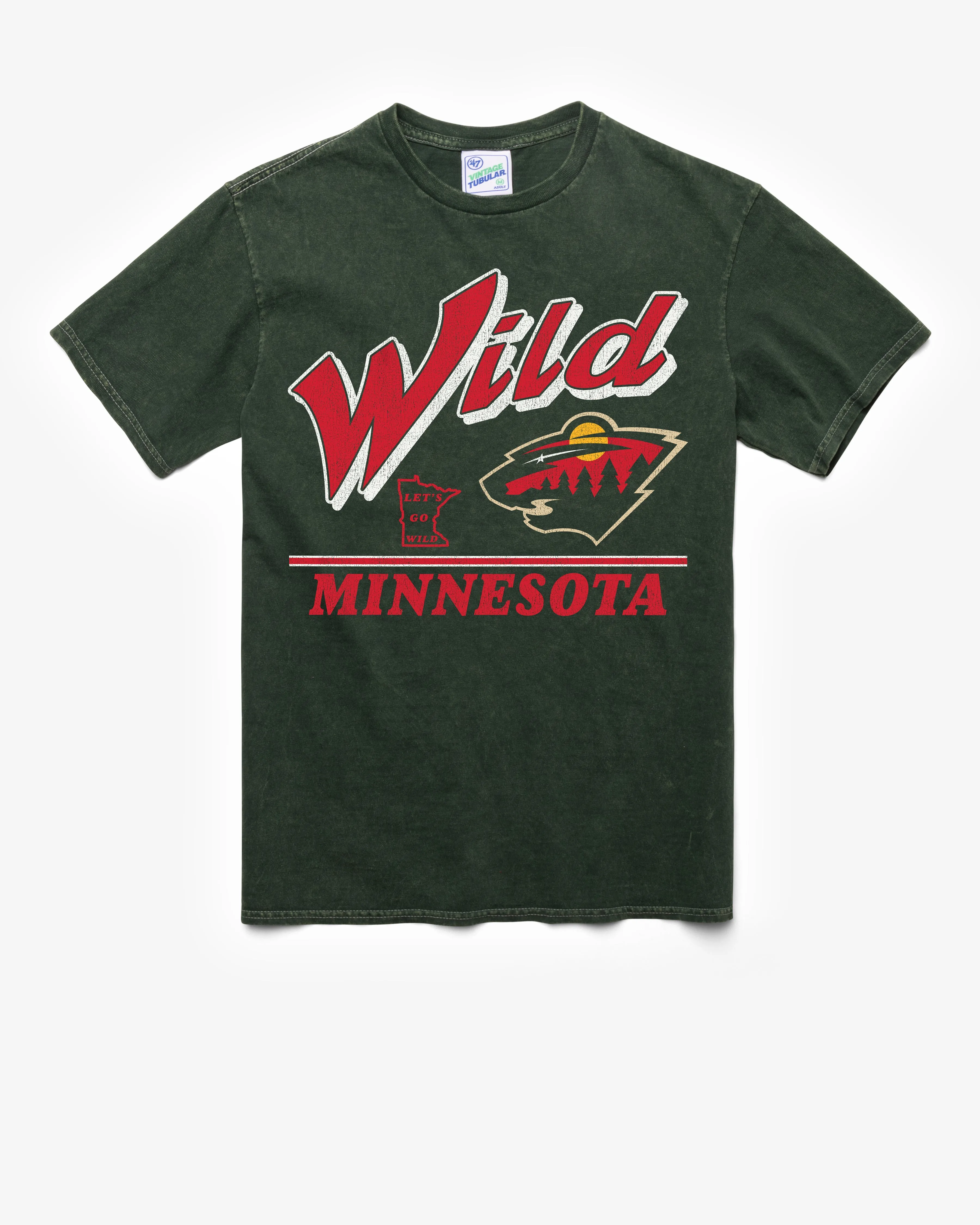 MINNESOTA WILD FLY BY VINTAGE '47 TUBULAR TEE sold by 47