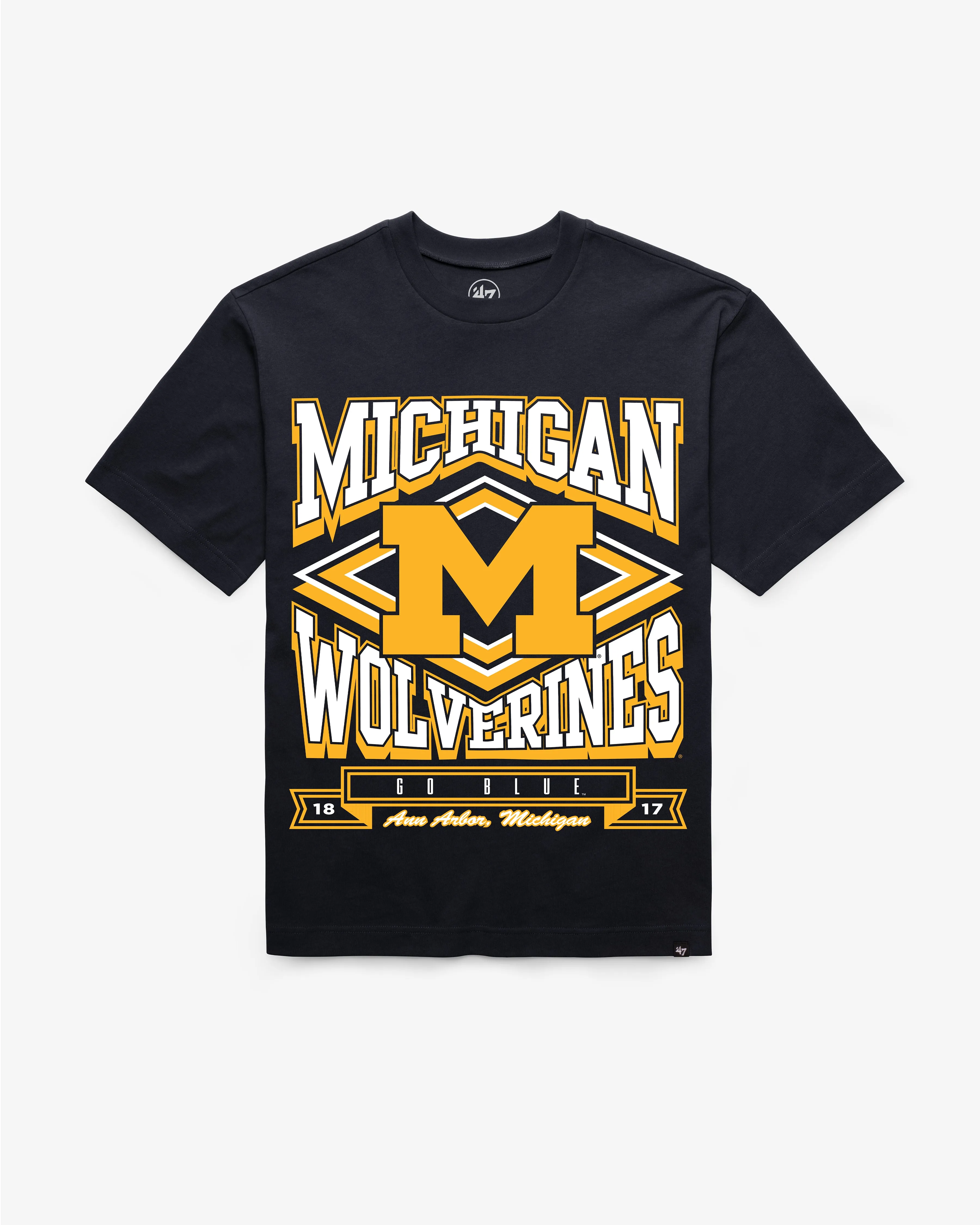 MICHIGAN WOLVERINES HEATER '47 FOUNDATION TEE sold by 47