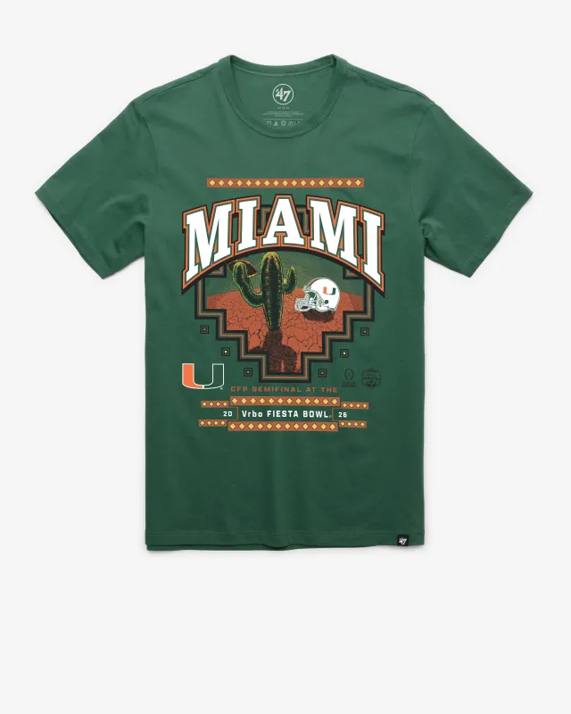 MIAMI HURRICANES FIESTA BOWL '47 FRANKLIN TEE sold by 47