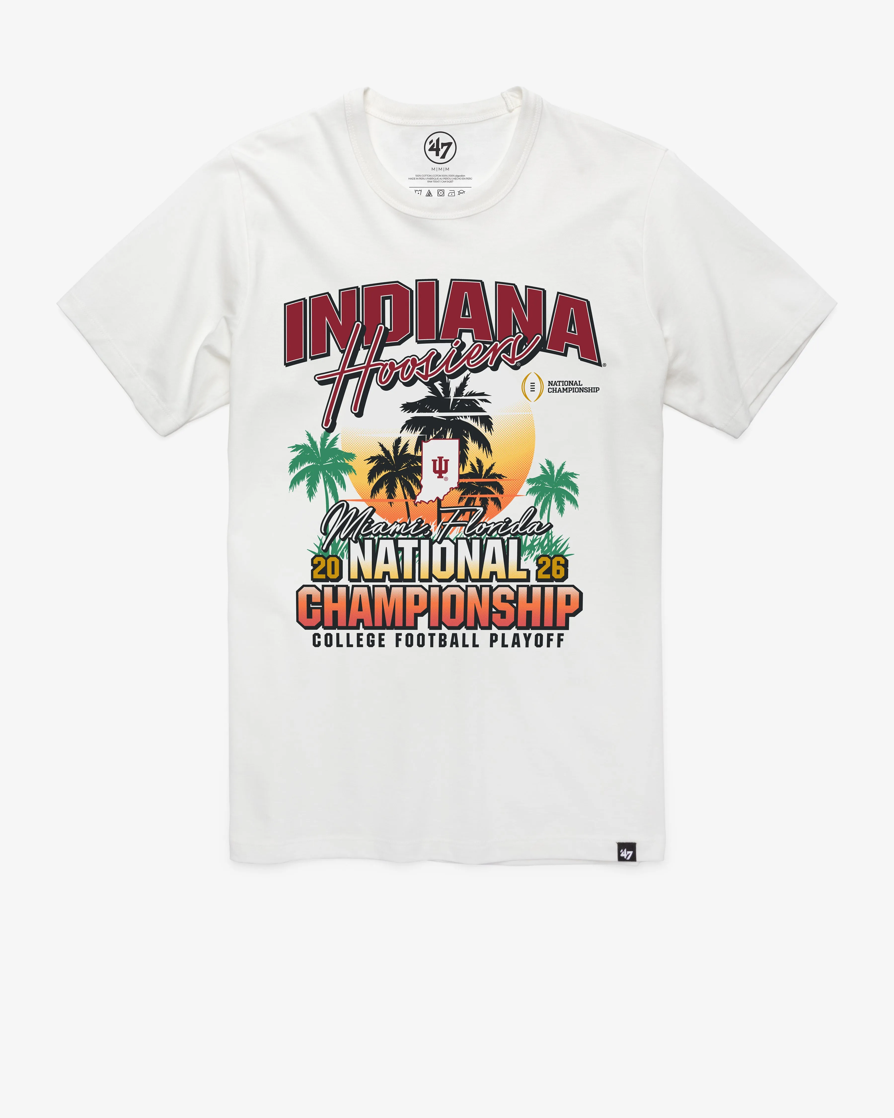 INDIANA HOOSIERS CFP NATIONAL CHAMPIONSHIP '47 FRANKLIN TEE sold by 47
