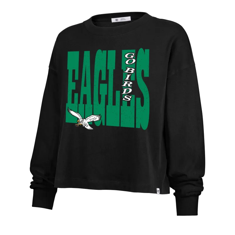 PHILADELPHIA EAGLES HISTORIC BOLD STACK '47 SYDNEY LONG SLEEVE TEE WOMENS sold by 47