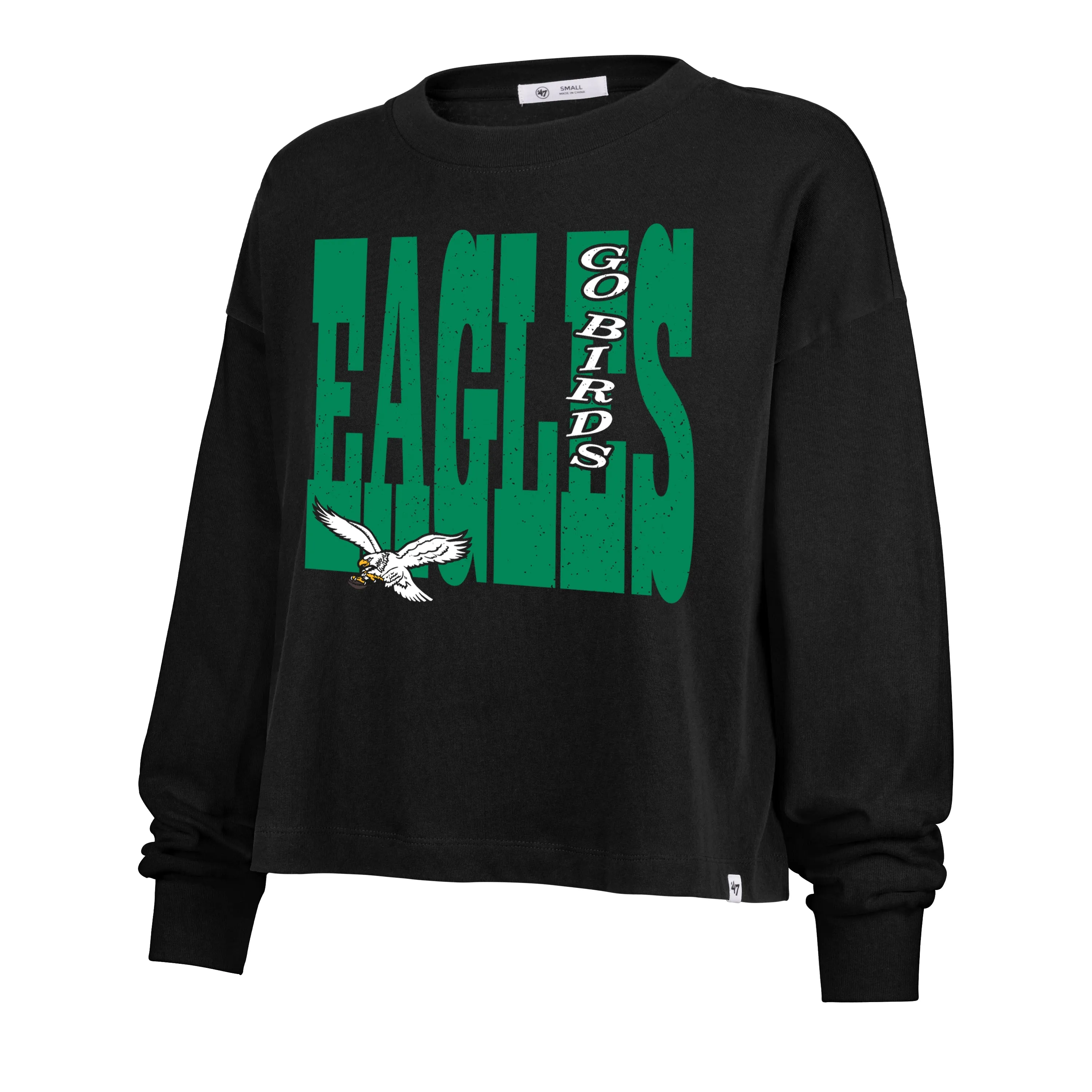 PHILADELPHIA EAGLES HISTORIC BOLD STACK '47 SYDNEY LONG SLEEVE TEE WOMENS sold by 47