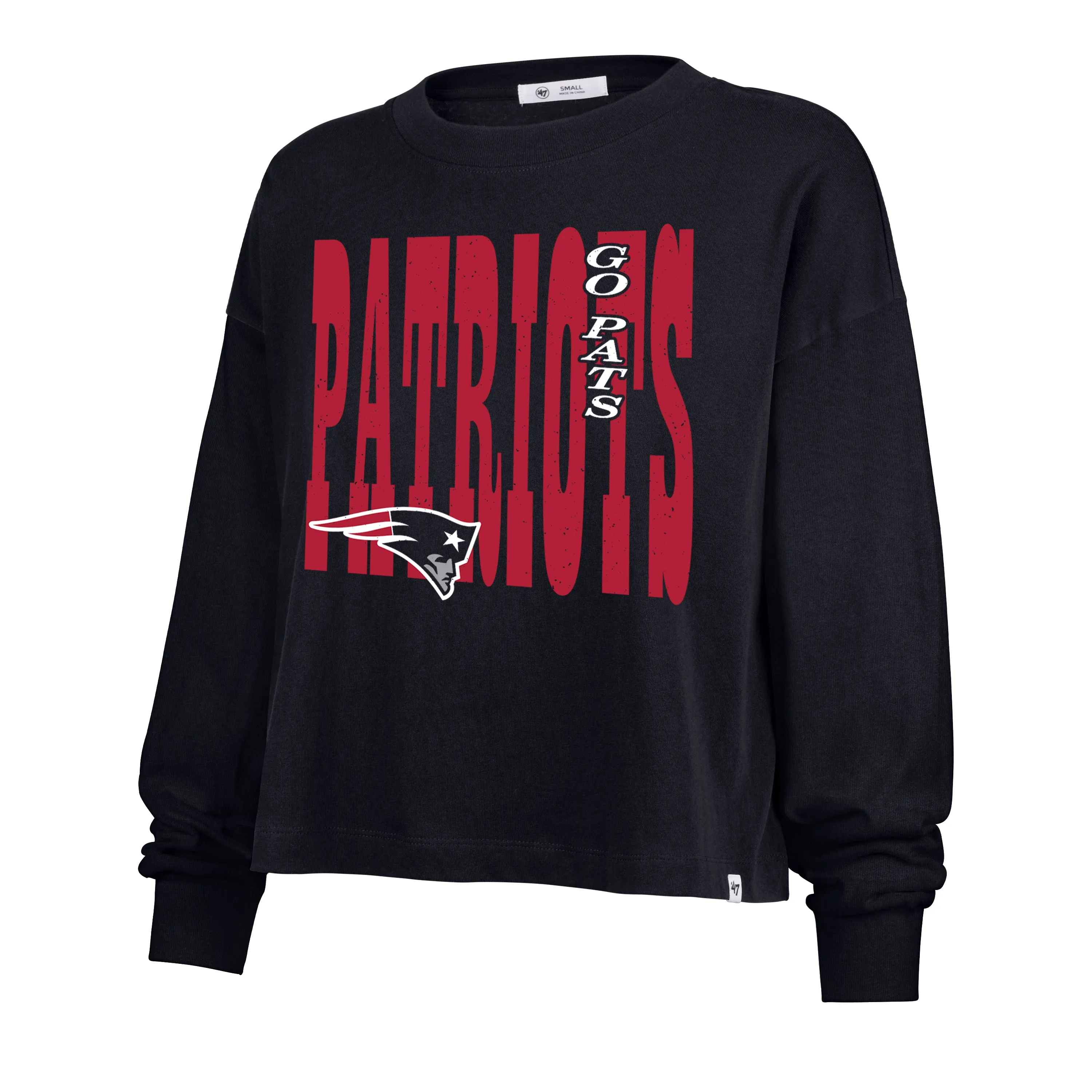 NEW ENGLAND PATRIOTS BOLD STACK '47 SYDNEY LONG SLEEVE TEE WOMENS sold by 47