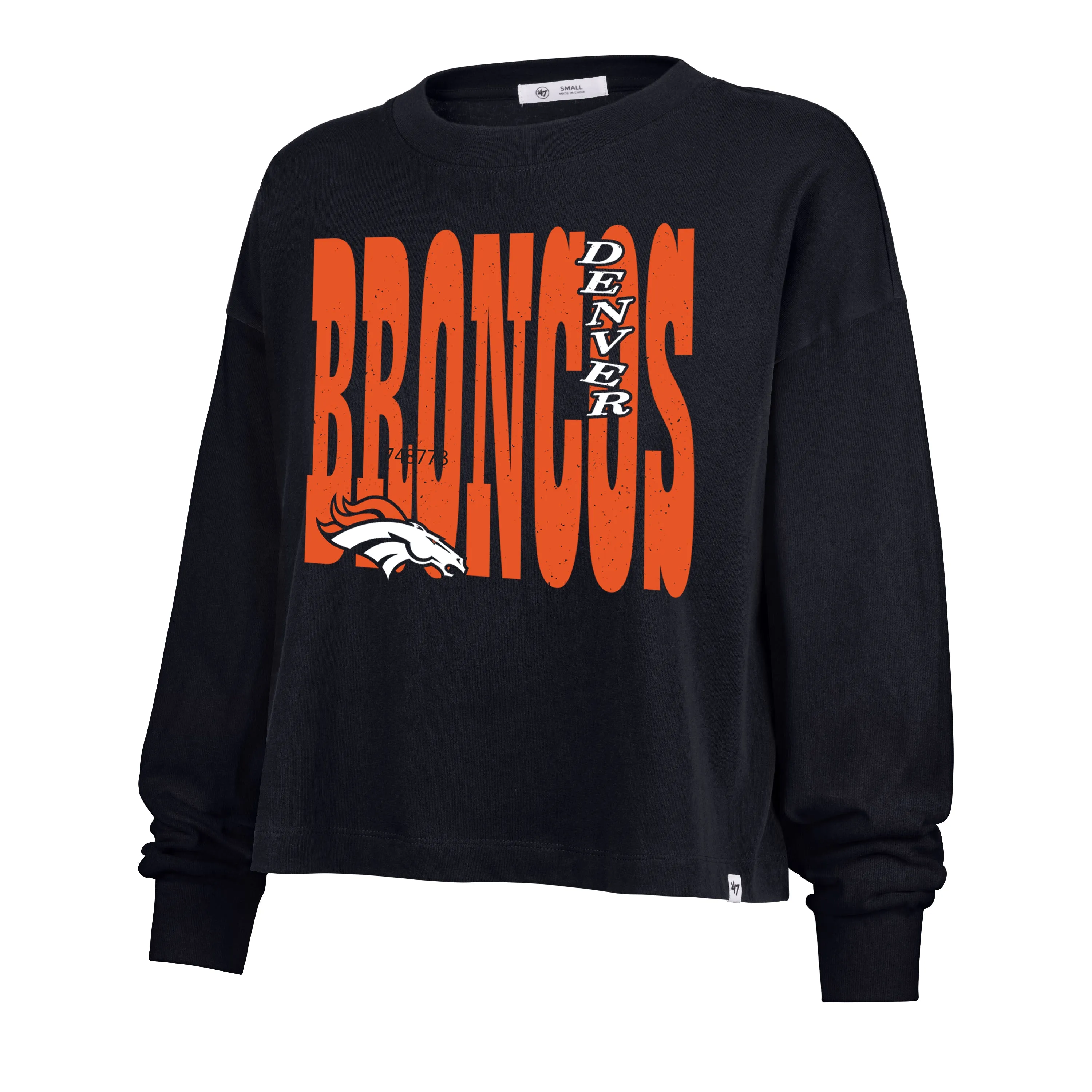 DENVER BRONCOS BOLD STACK '47 SYDNEY LONG SLEEVE TEE WOMENS sold by 47