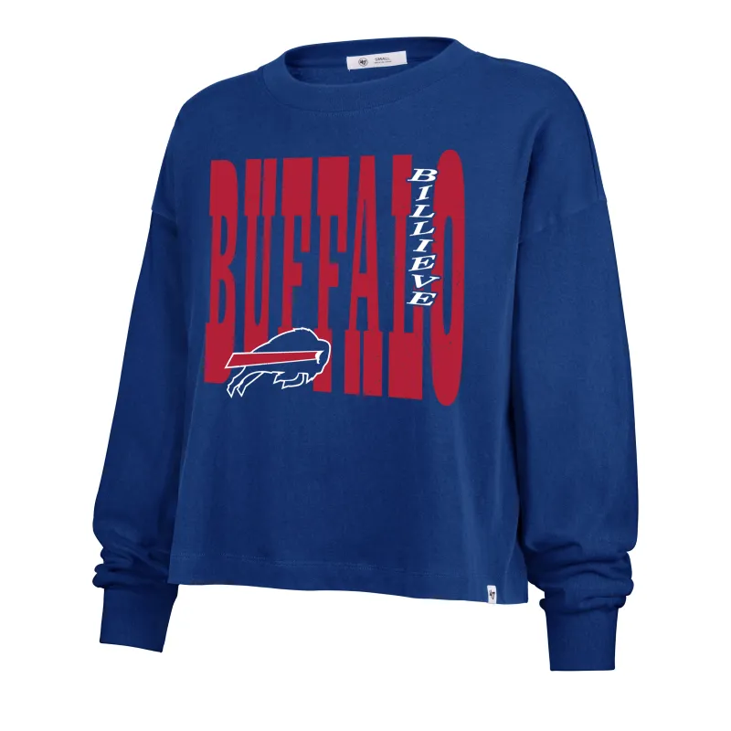 BUFFALO BILLS BOLD STACK '47 SYDNEY LONG SLEEVE TEE WOMENS sold by 47