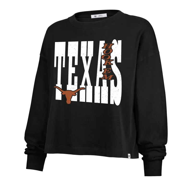 TEXAS LONGHORNS BOLD STACK '47 SYDNEY LONG SLEEVE TEE WOMENS sold by 47