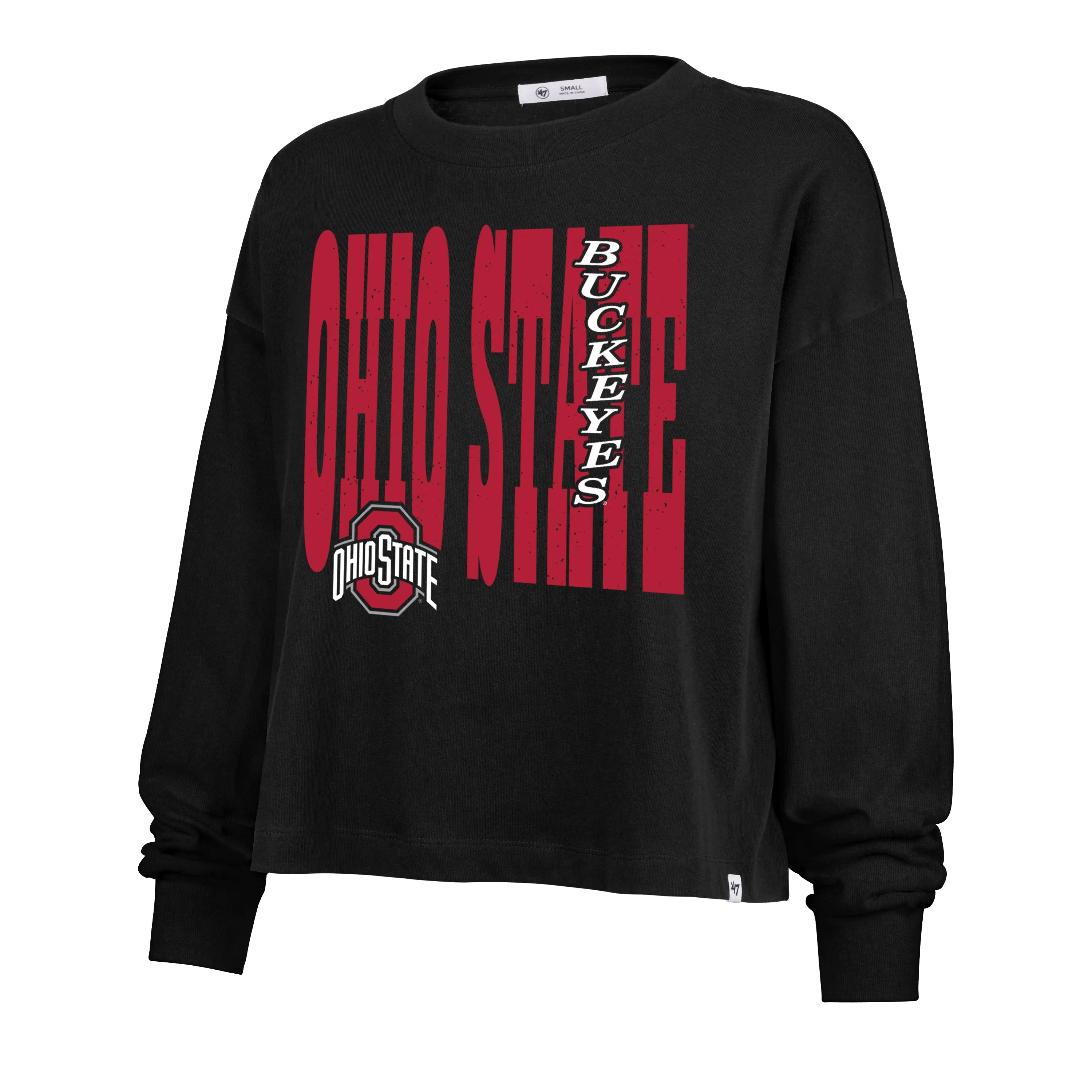 OHIO STATE BUCKEYES BOLD STACK '47 SYDNEY LONG SLEEVE TEE WOMENS sold by 47