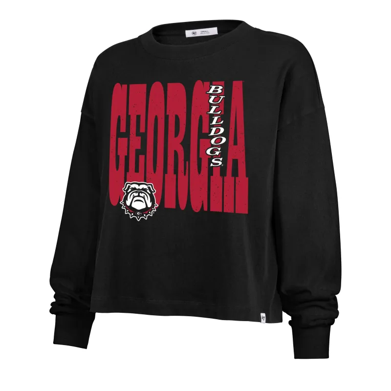 GEORGIA BULLDOGS BOLD STACK '47 SYDNEY LONG SLEEVE TEE WOMENS sold by 47
