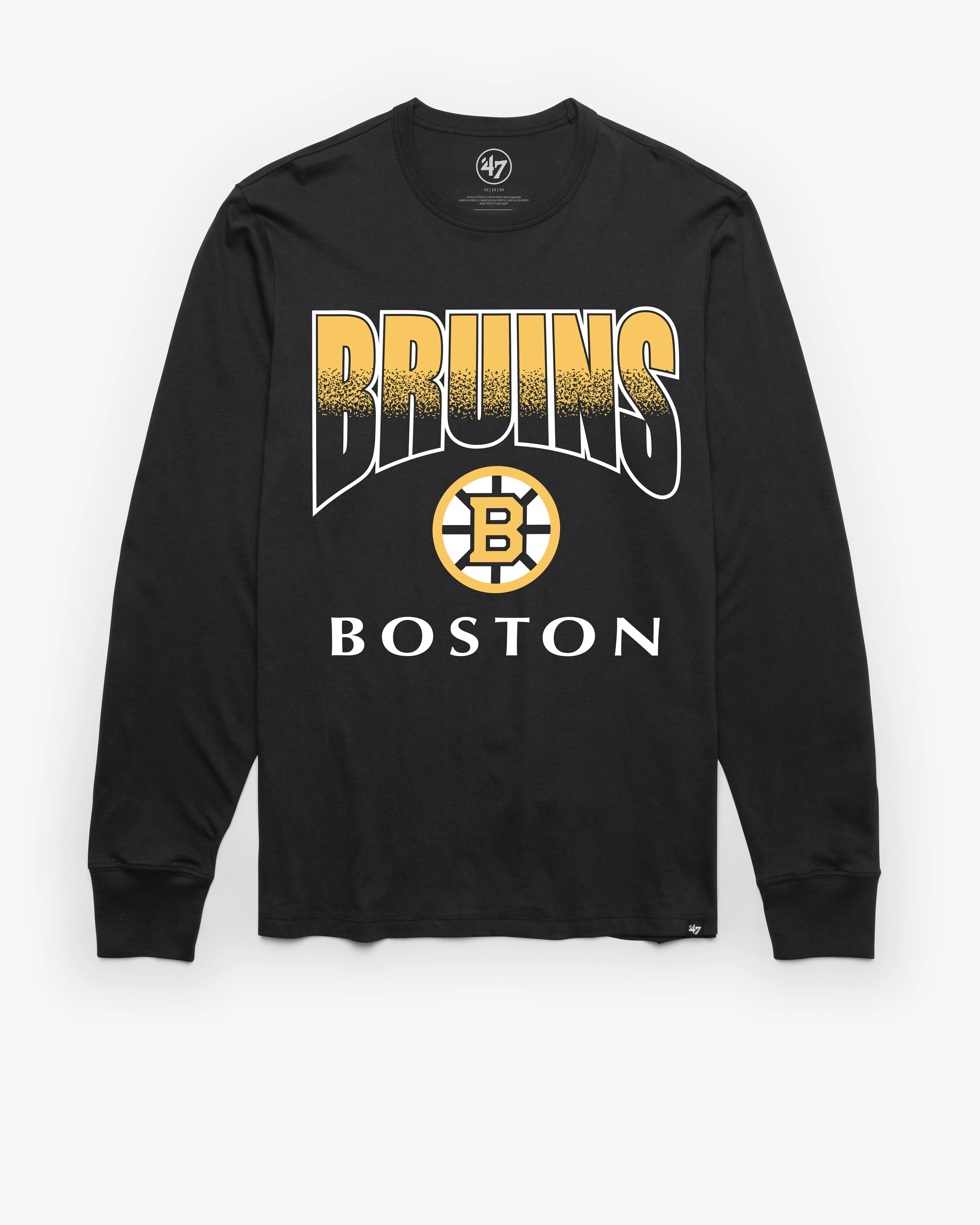 BOSTON BRUINS SWEEP DOWN '47 FRANKLIN LONG SLEEVE TEE sold by 47