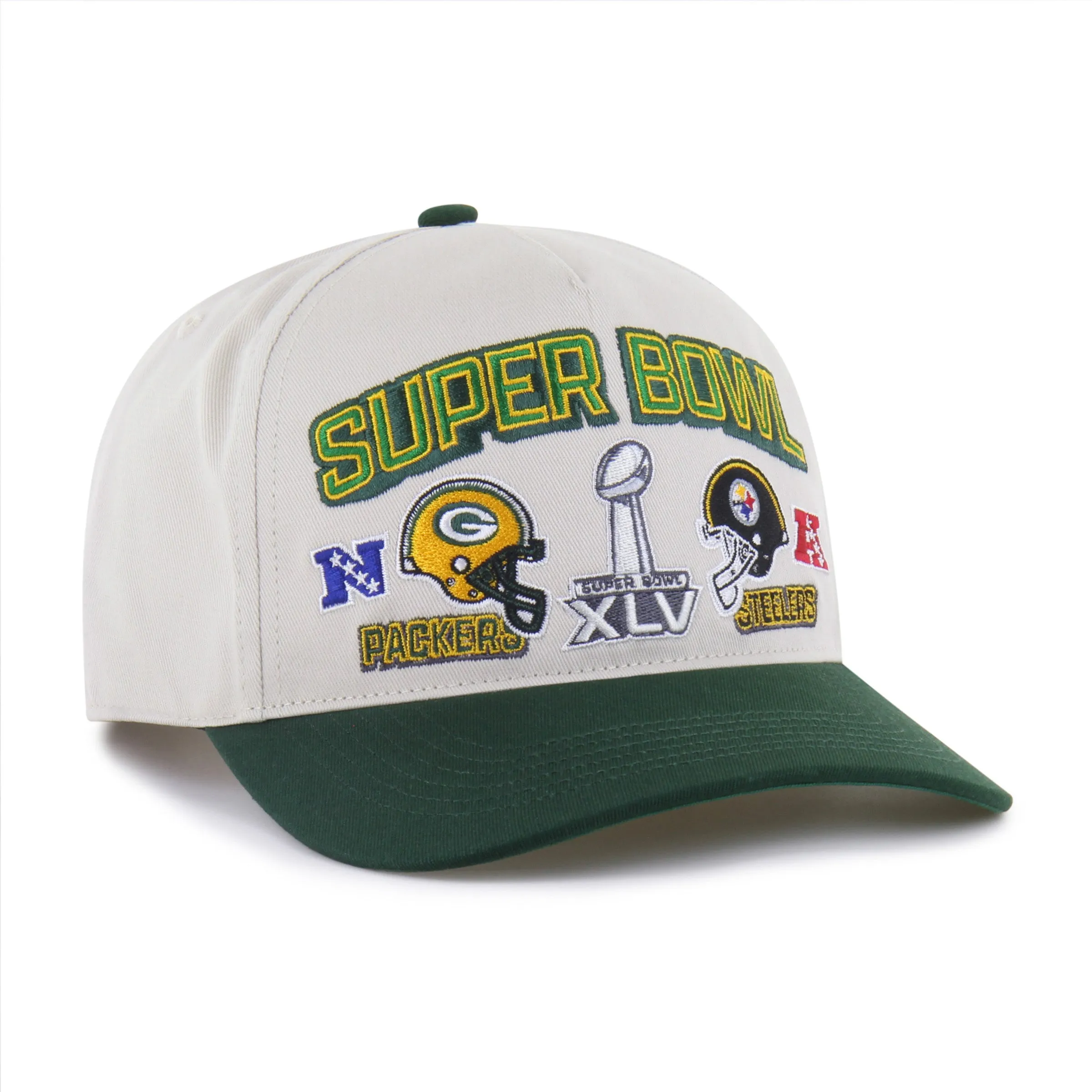 GREEN BAY PACKERS X PITTSBURGH STEELERS SUPER BOWL GRIDIRON DUELING ARCH CHAMP '47 HITCH RF RELAXED FIT sold by 47 product image thumbnail 4