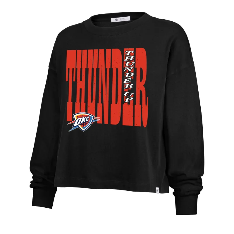 OKLAHOMA CITY THUNDER BOLD STACK '47 SYDNEY LONG SLEEVE TEE WOMENS sold by 47