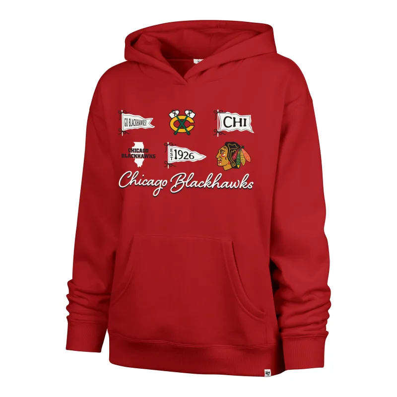 CHICAGO BLACKHAWKS BOW AND BANNERS '47 NAOMI HOOD WOMENS sold by 47